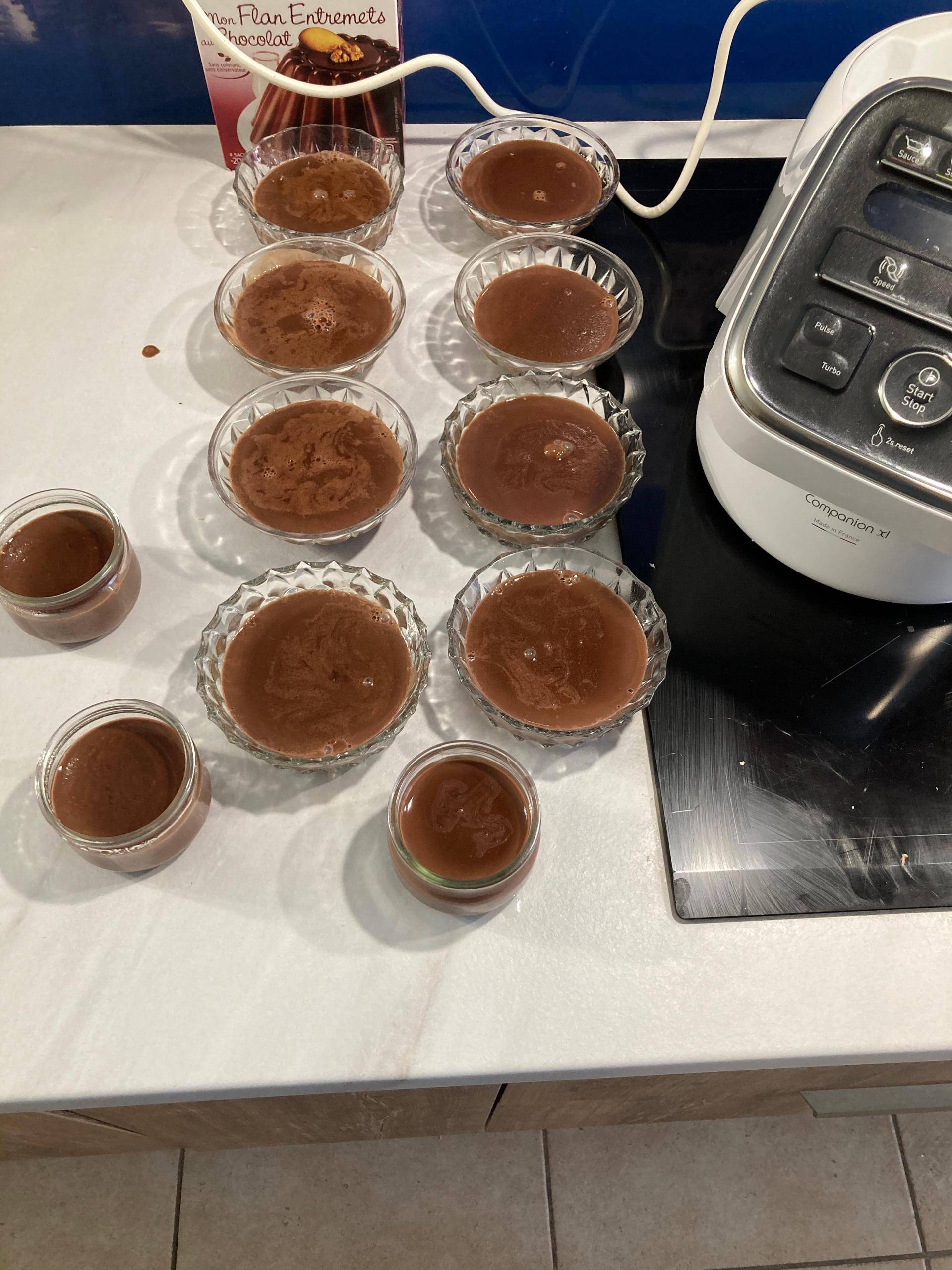 Flan entremets au chocolat - Recepten Companion XL | Moulinex