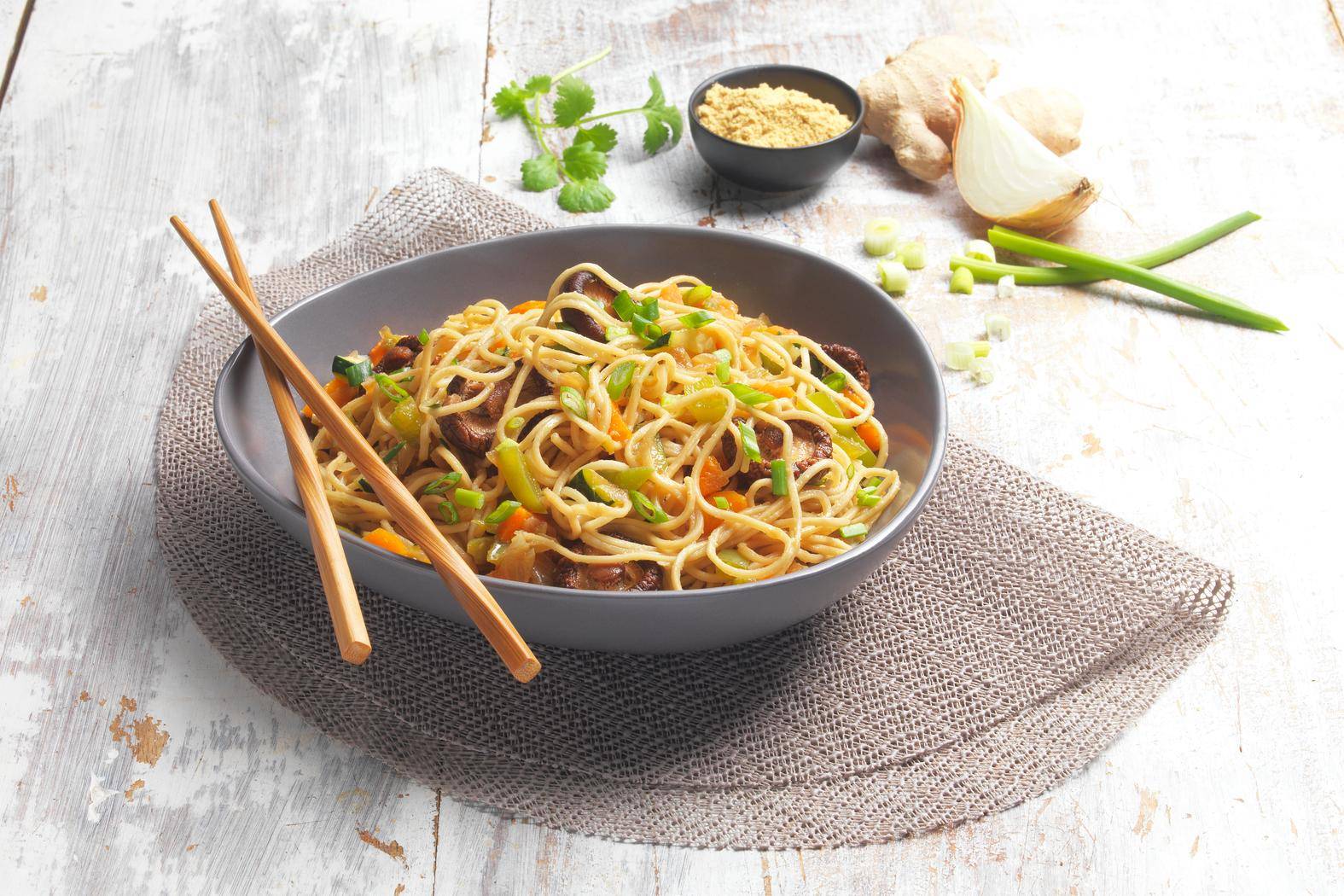 Nouilles chinoises - Recette Cook'in One | Moulinex