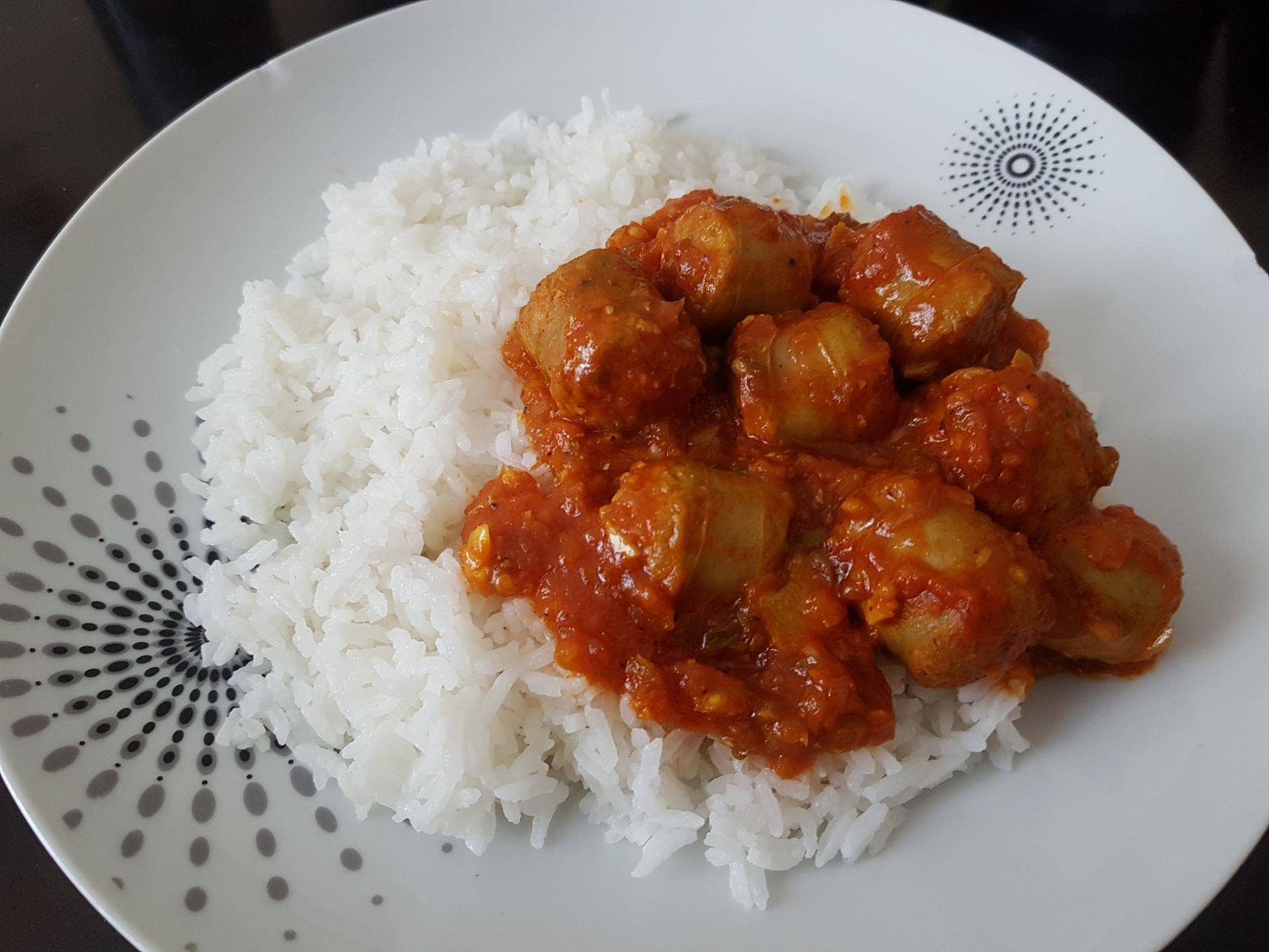 Rougail Saucisses Fraîches (non fumées) - Recette Companion XL | Moulinex