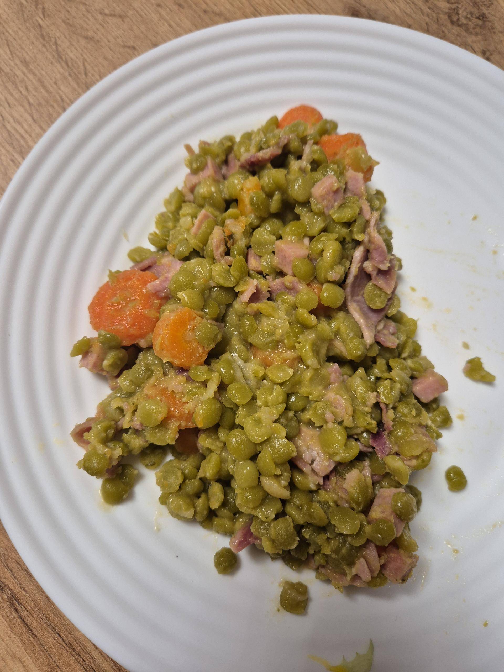 Pois cassés carottes jambon - Recette Companion Connect XL | Moulinex