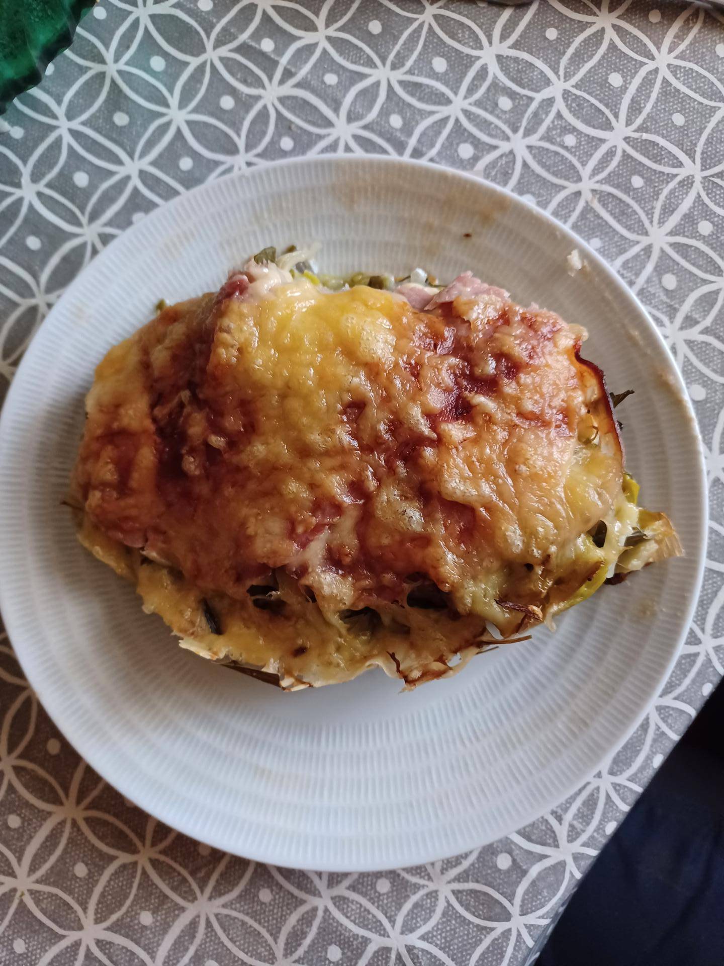 Gratin de poireaux au jambon et fromage - Recette Cookeo | Moulinex