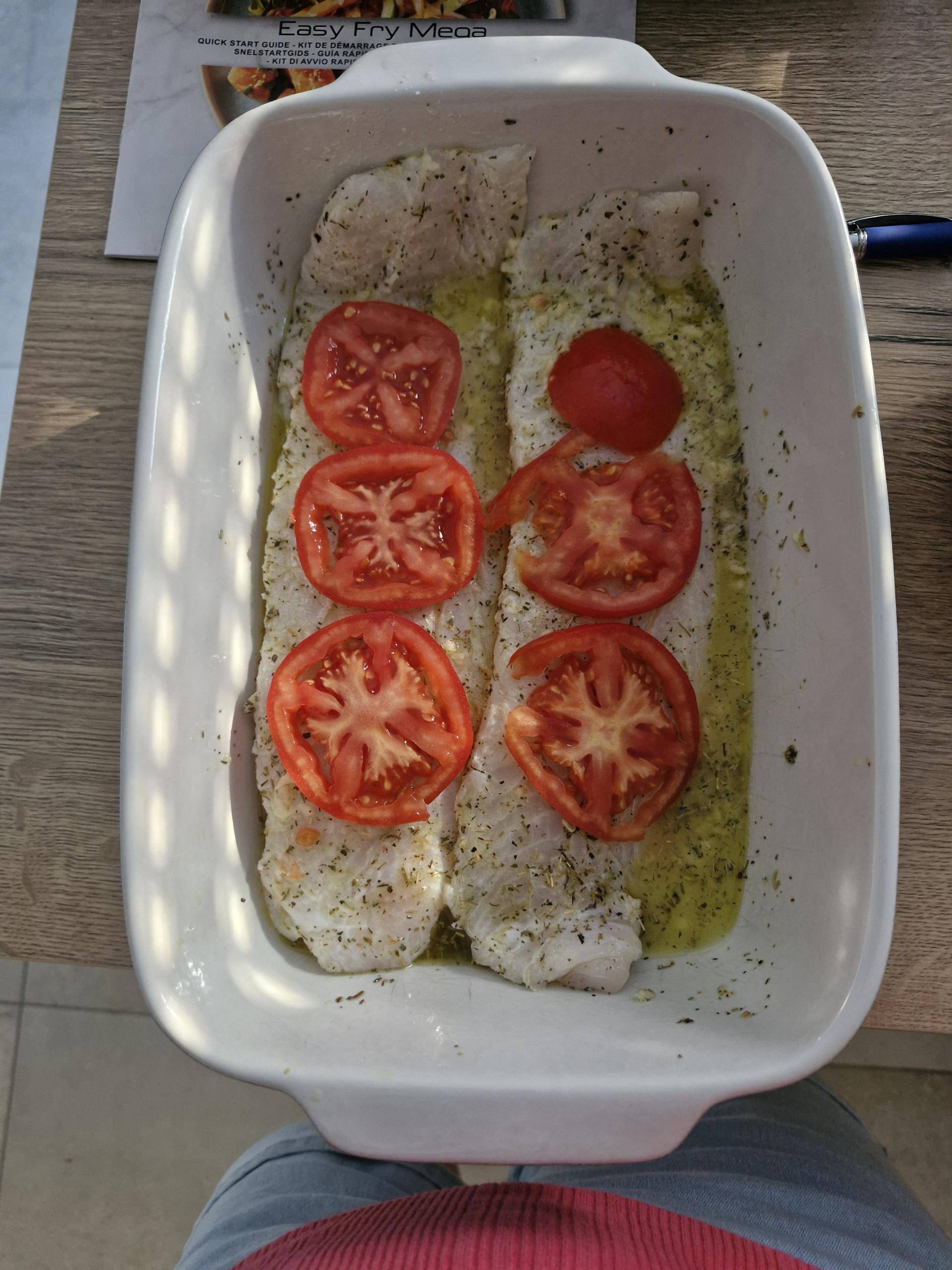 Cabillaud provençale de A-L - Recette Easy Fry Mega | Moulinex