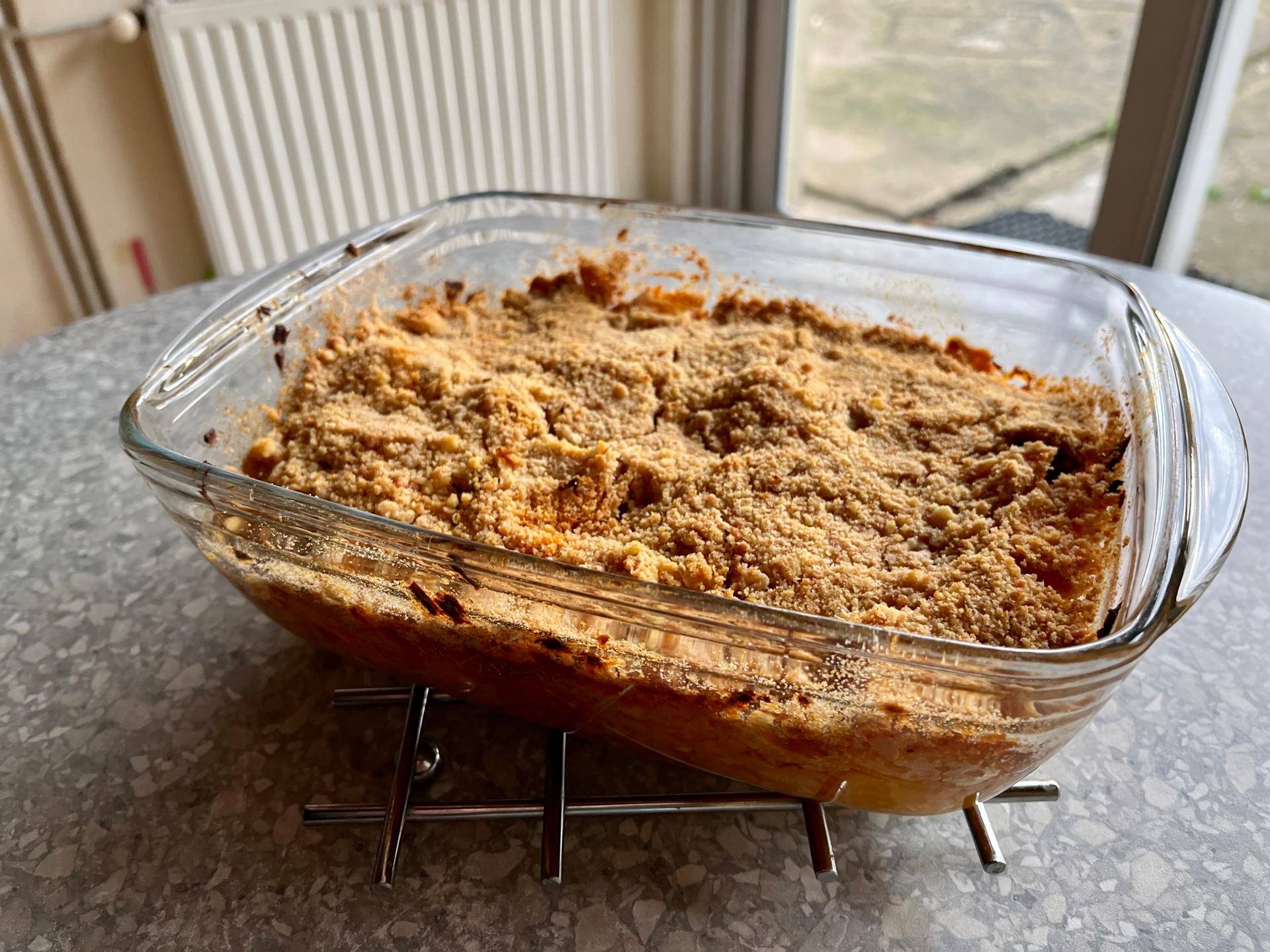 Crumble de butternut au chorizo - Recepten Companion Connect XL | Moulinex