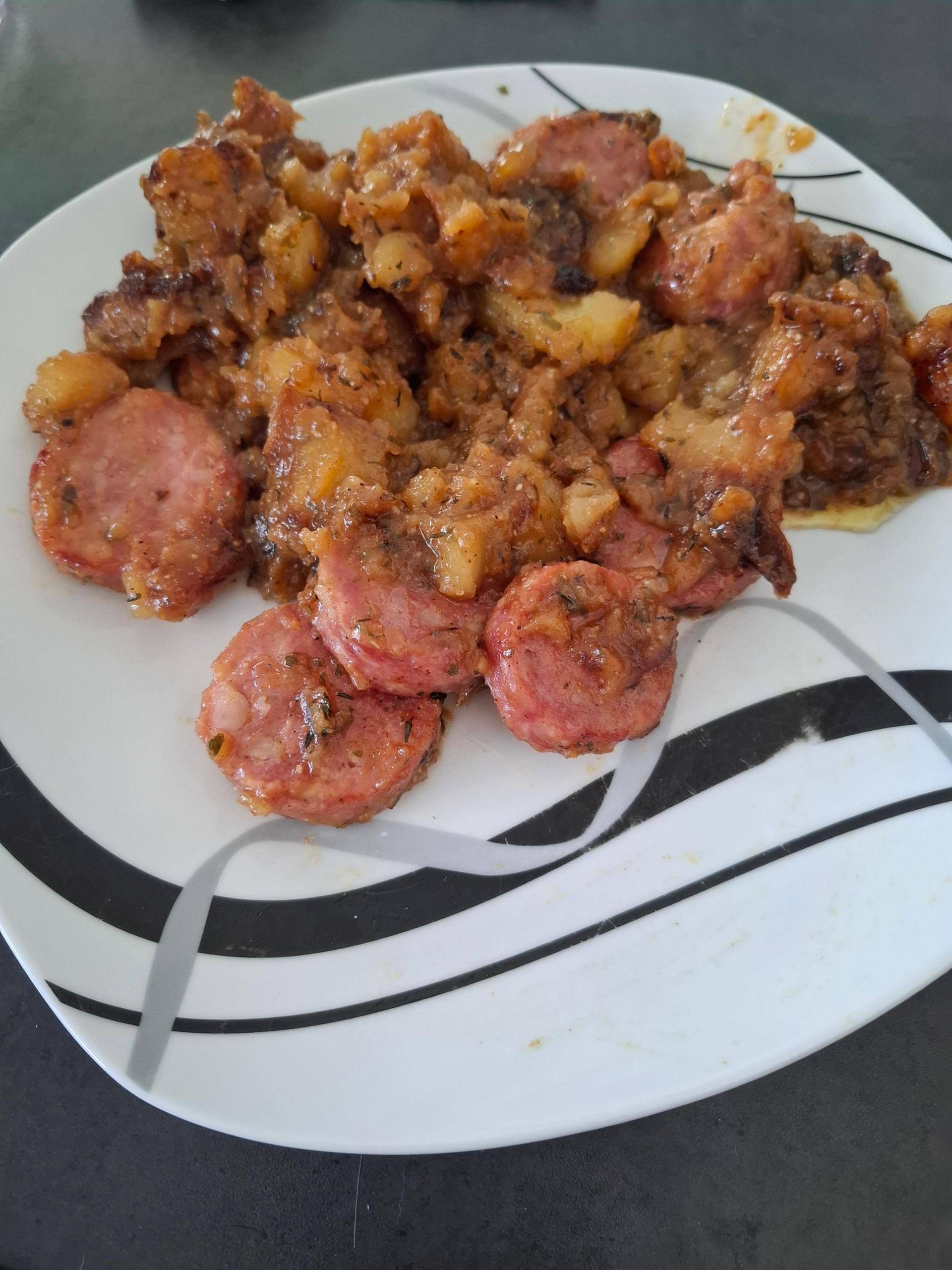 Ragoût de pomme de terre et saucisse de Morteau - Recepten Cookeo V3 | Moulinex
