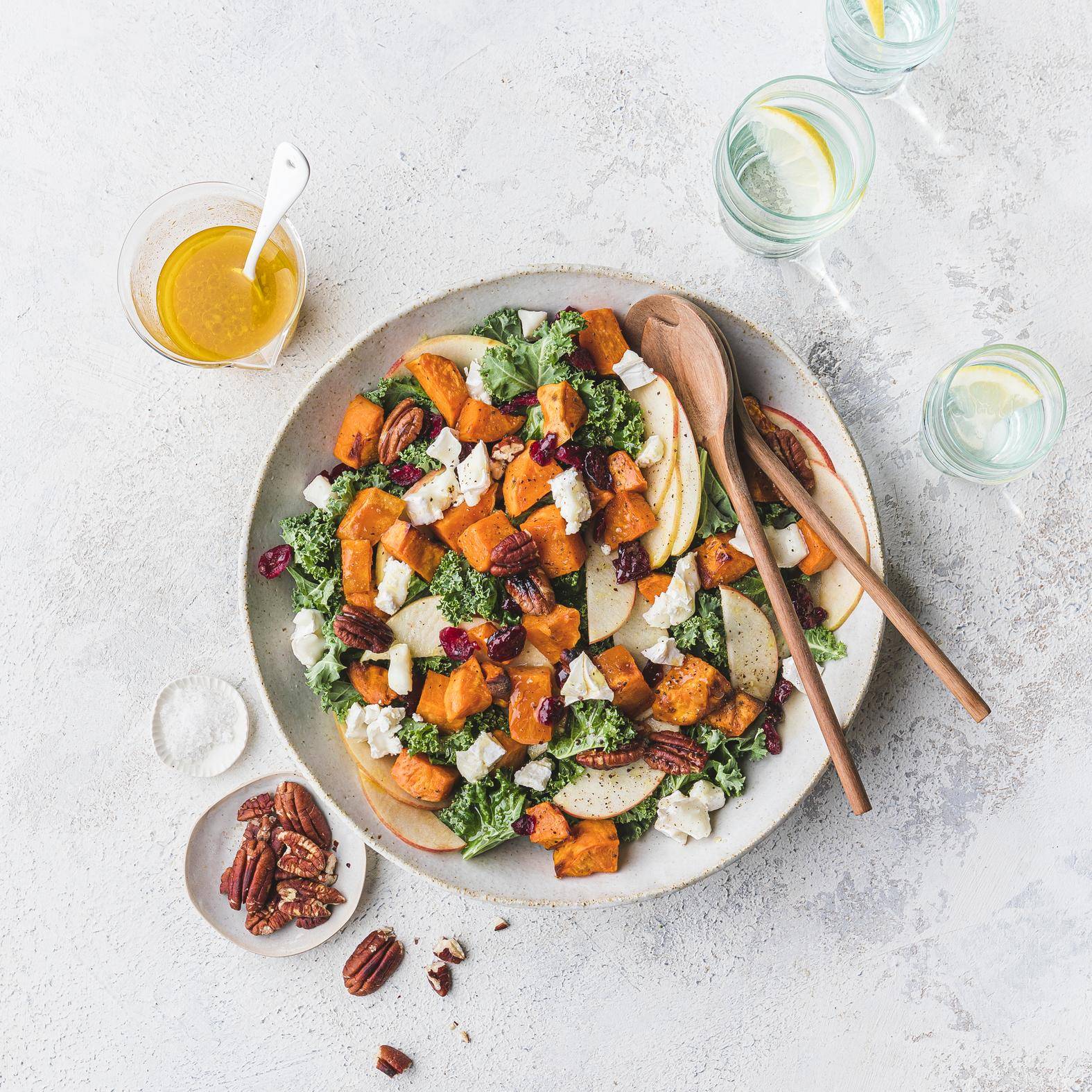 Zoete aardappelsalade - Recepten Dual EasyFry&Grill | Moulinex