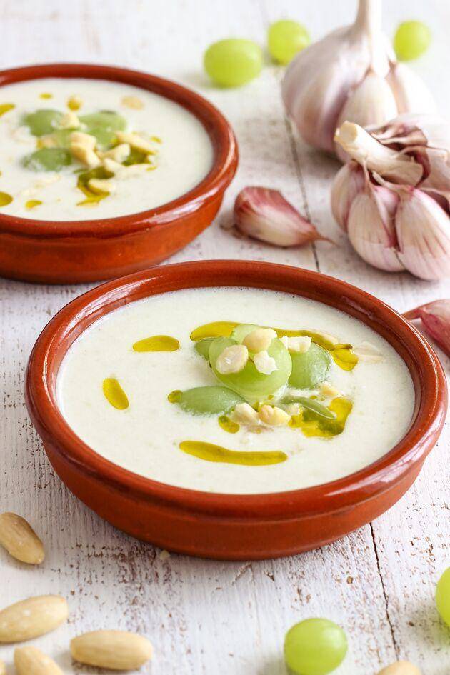Gaspacho andalou aux amandes et ail doux - Recepten Blend up | Moulinex
