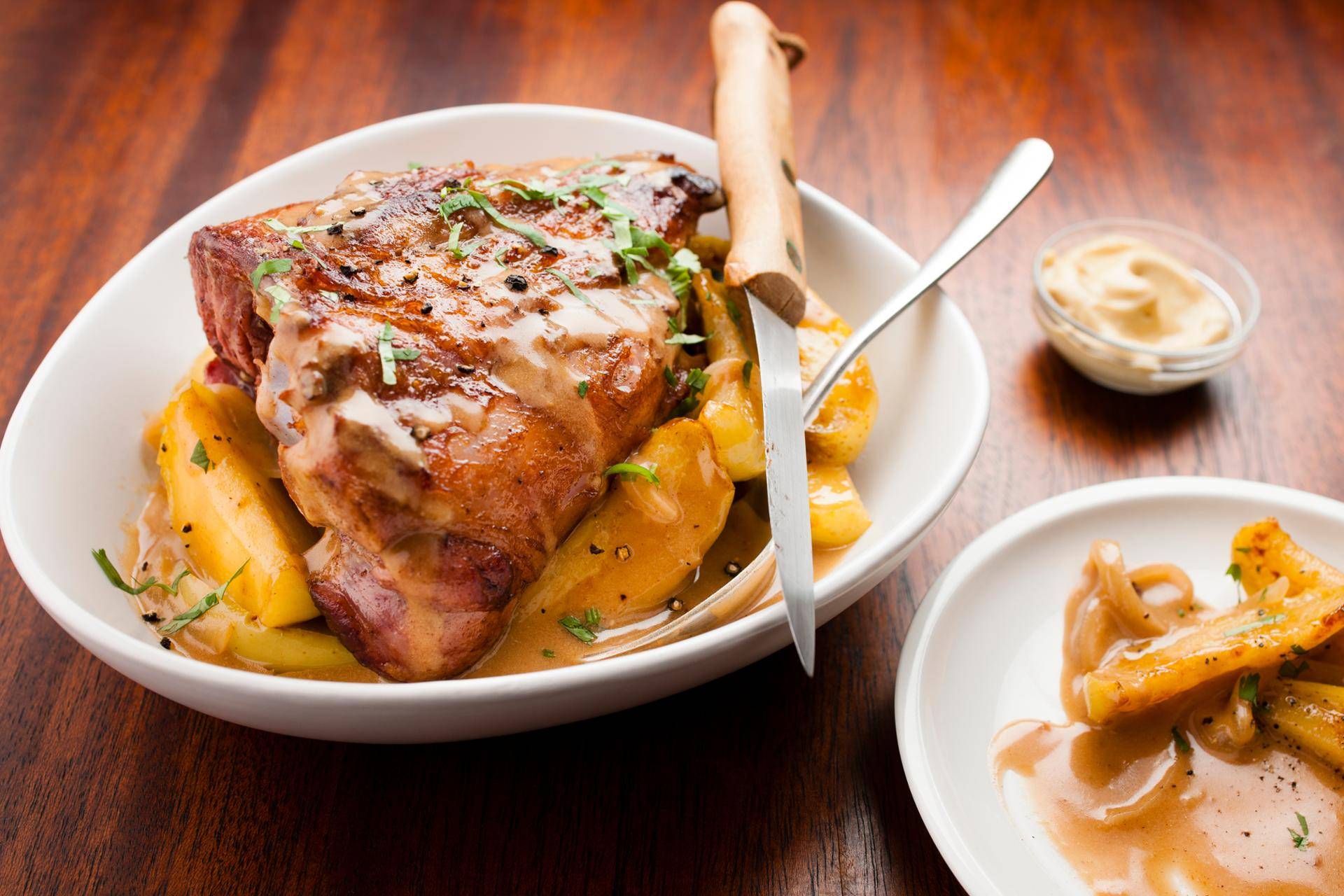 Jambonneau pomme moutarde - Recette Cookeo | Moulinex