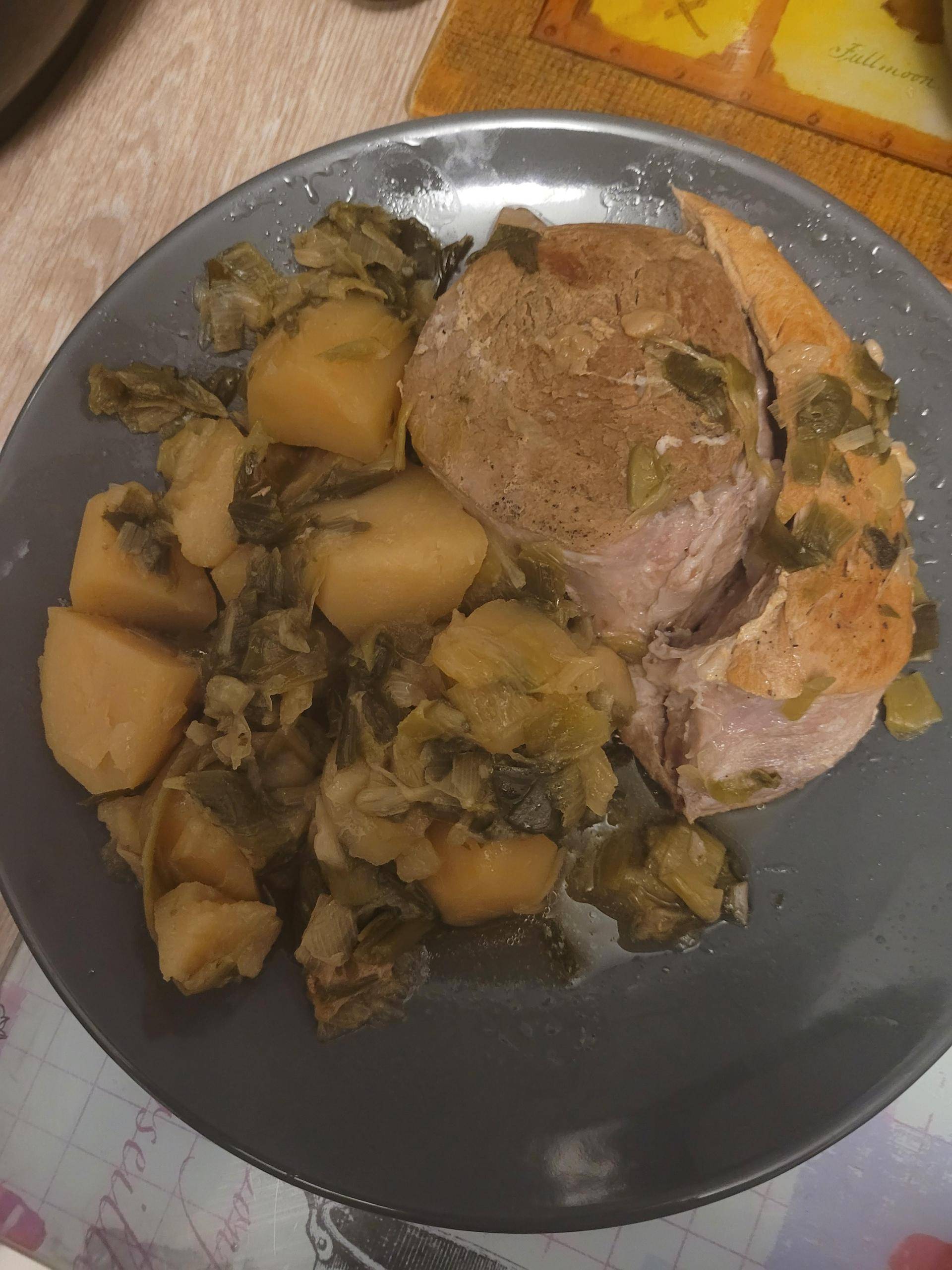 Rouelle de jambon aux poireaux et pommes de terre - Recepten Cookeo V3 | Moulinex