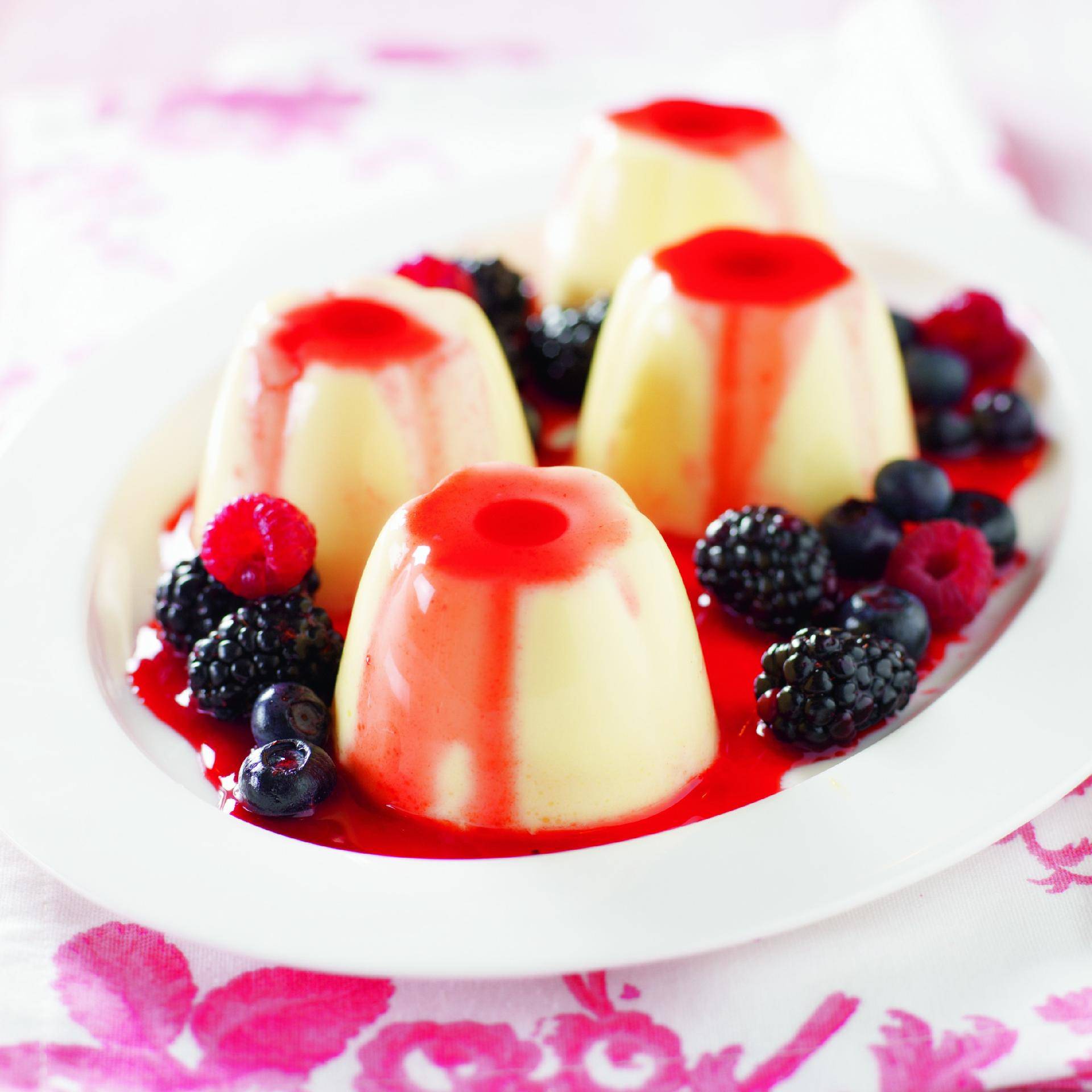 Entremets vanille fruits rouges - Recette Companion | Moulinex