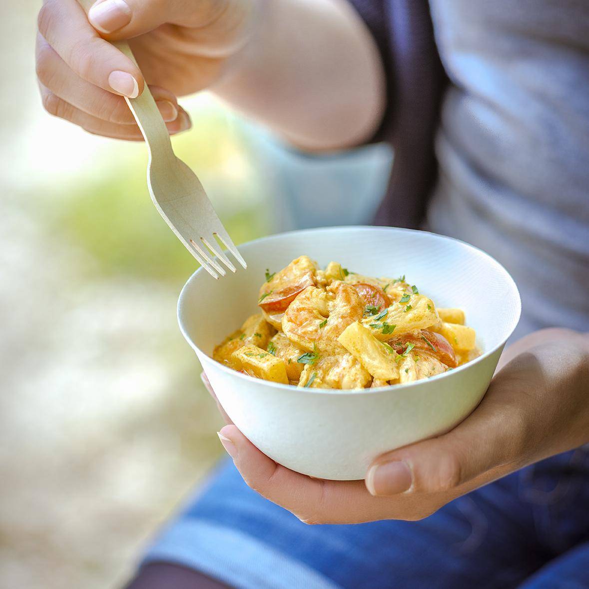 Curry de crevettes à l’ananas - Recette Companion Connect | Moulinex