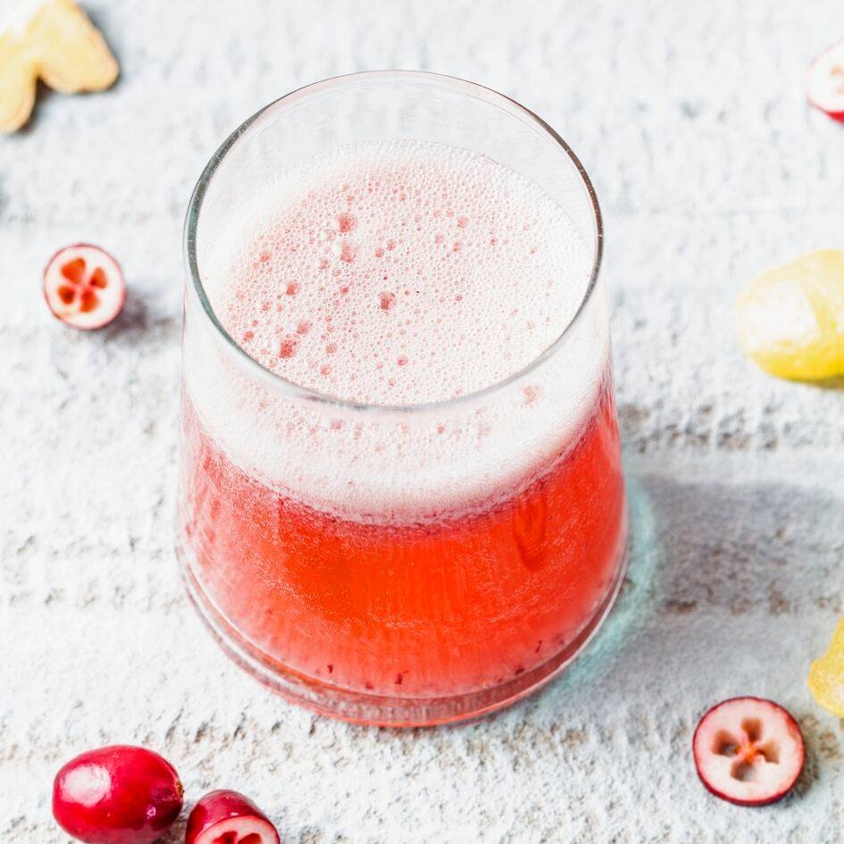 Cocktail Cranberries, citron et gingembre - Recepten Perfectmix + | Moulinex