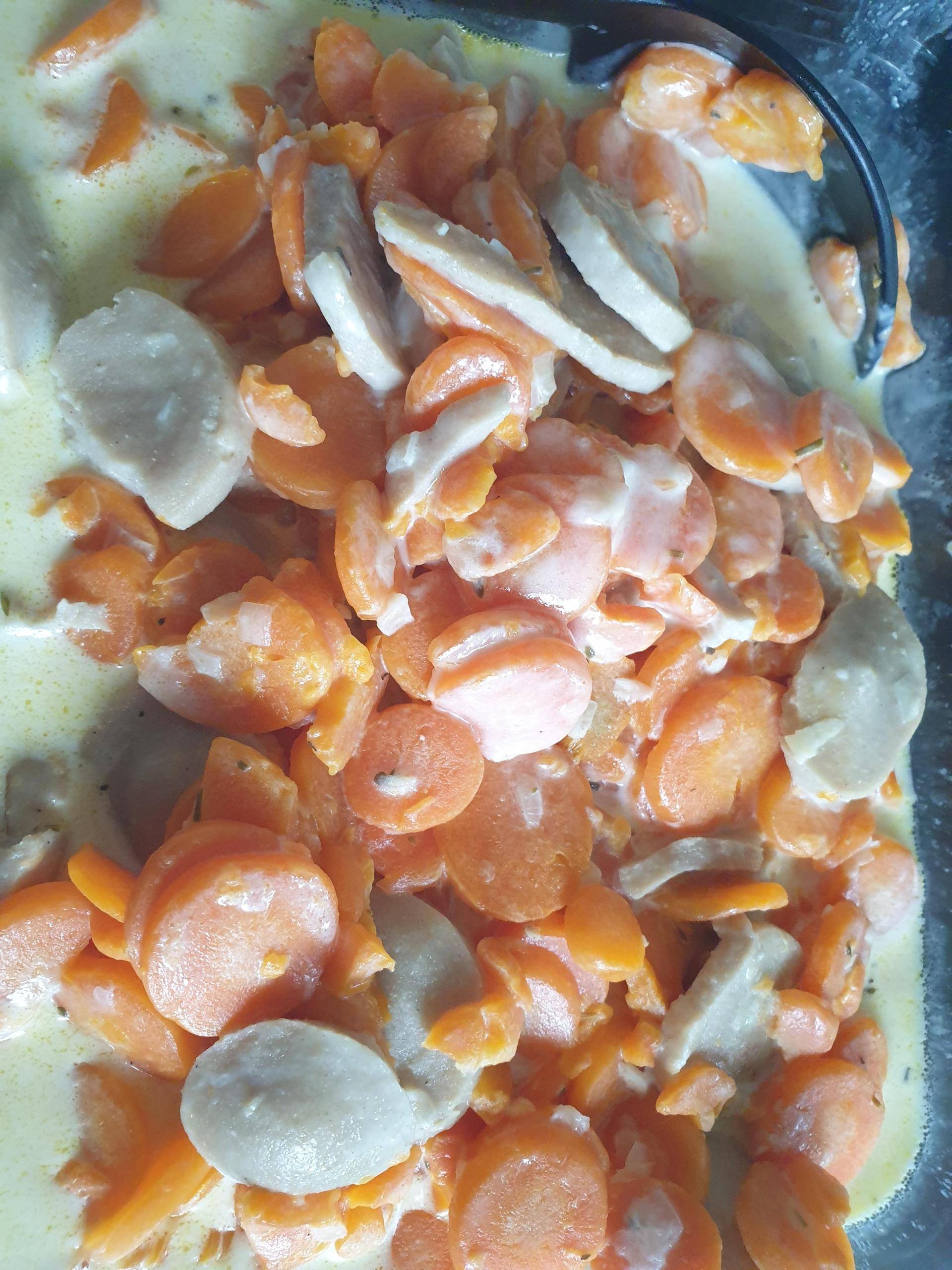 Carotte vichy et boudin blanc - Recepten Cookeo V3 | Moulinex