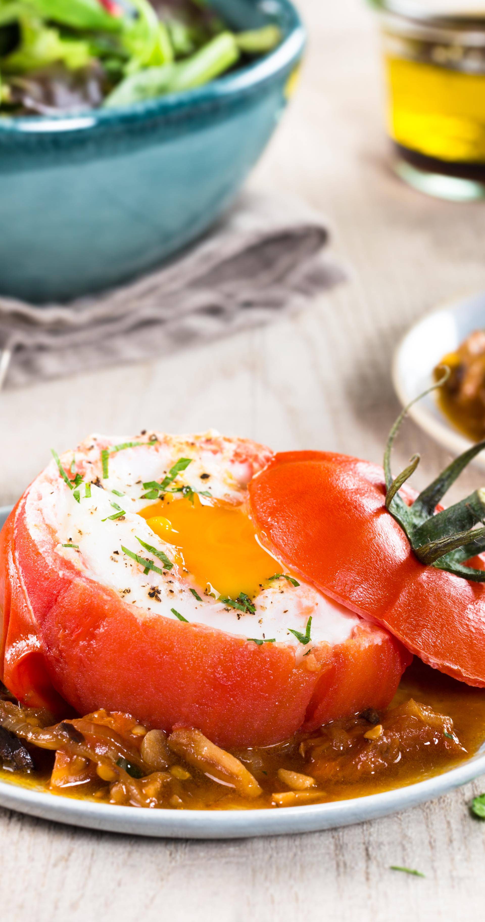 Œufs en cocotte de tomate - Recette Cookeo | Moulinex