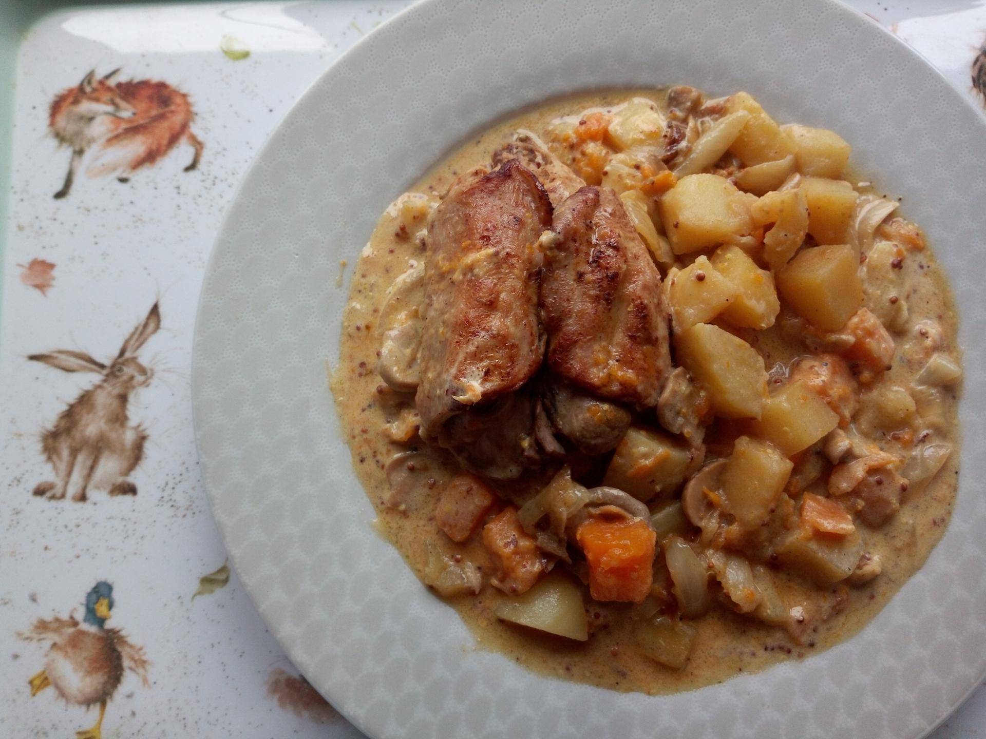 Rable de lapin aux deux moutardes - Recepten Cookeo | Moulinex