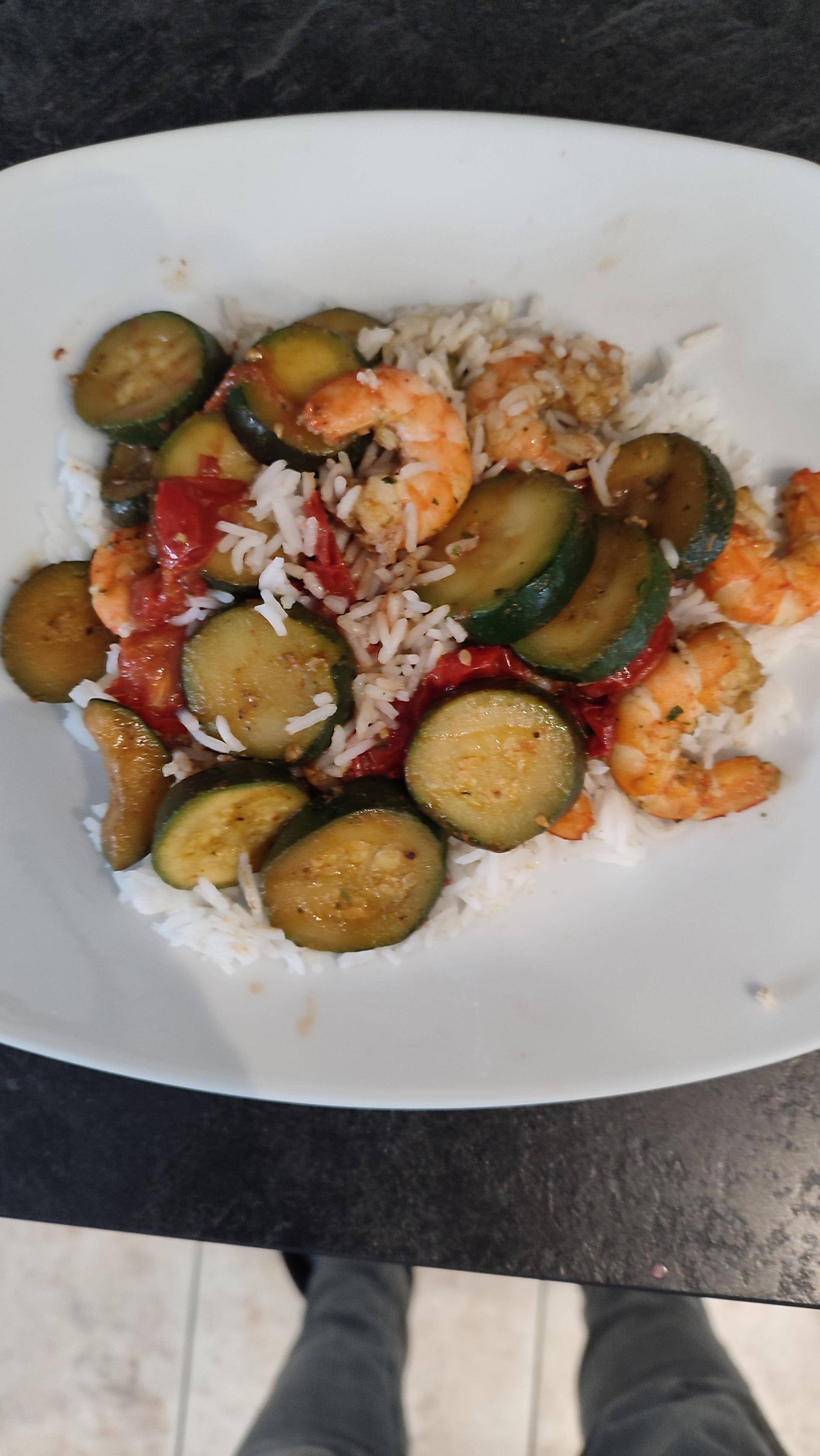 Courgettes aux crevettes - Recepten Cookeo | Moulinex
