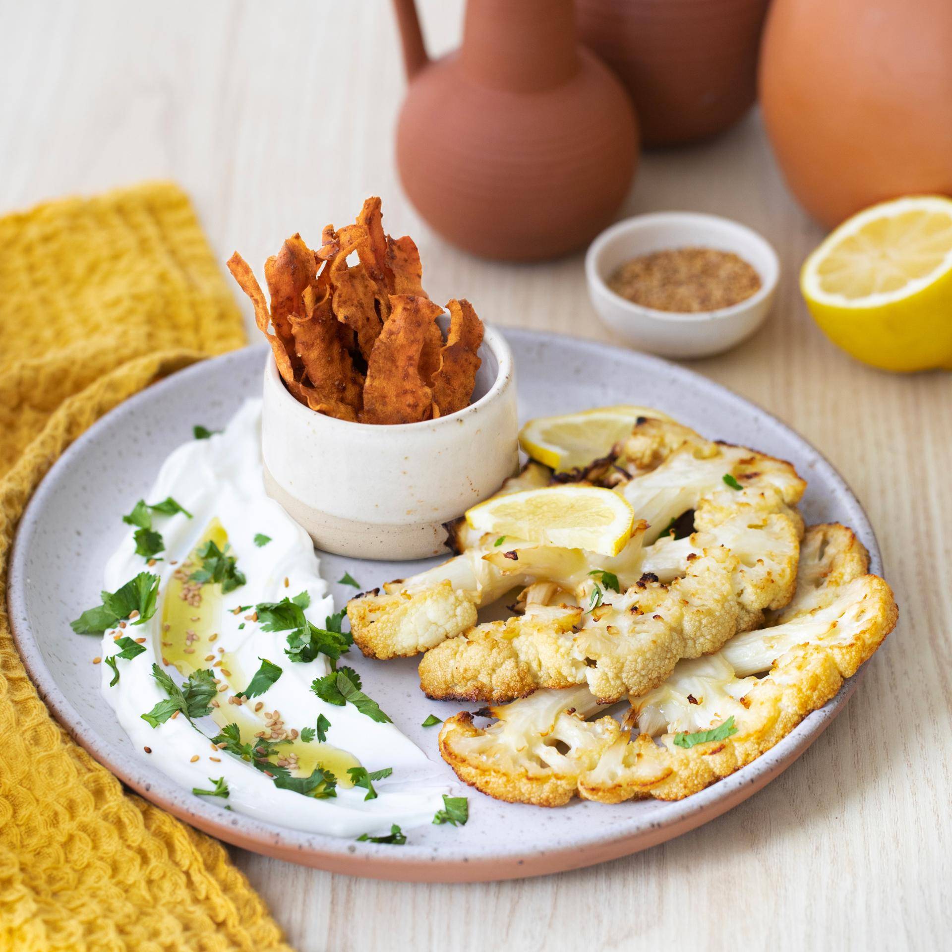 Steak de chou-fleur et bacon de carotte - Recette EASY FRY & GRILL 2 in 1 XXL | Moulinex