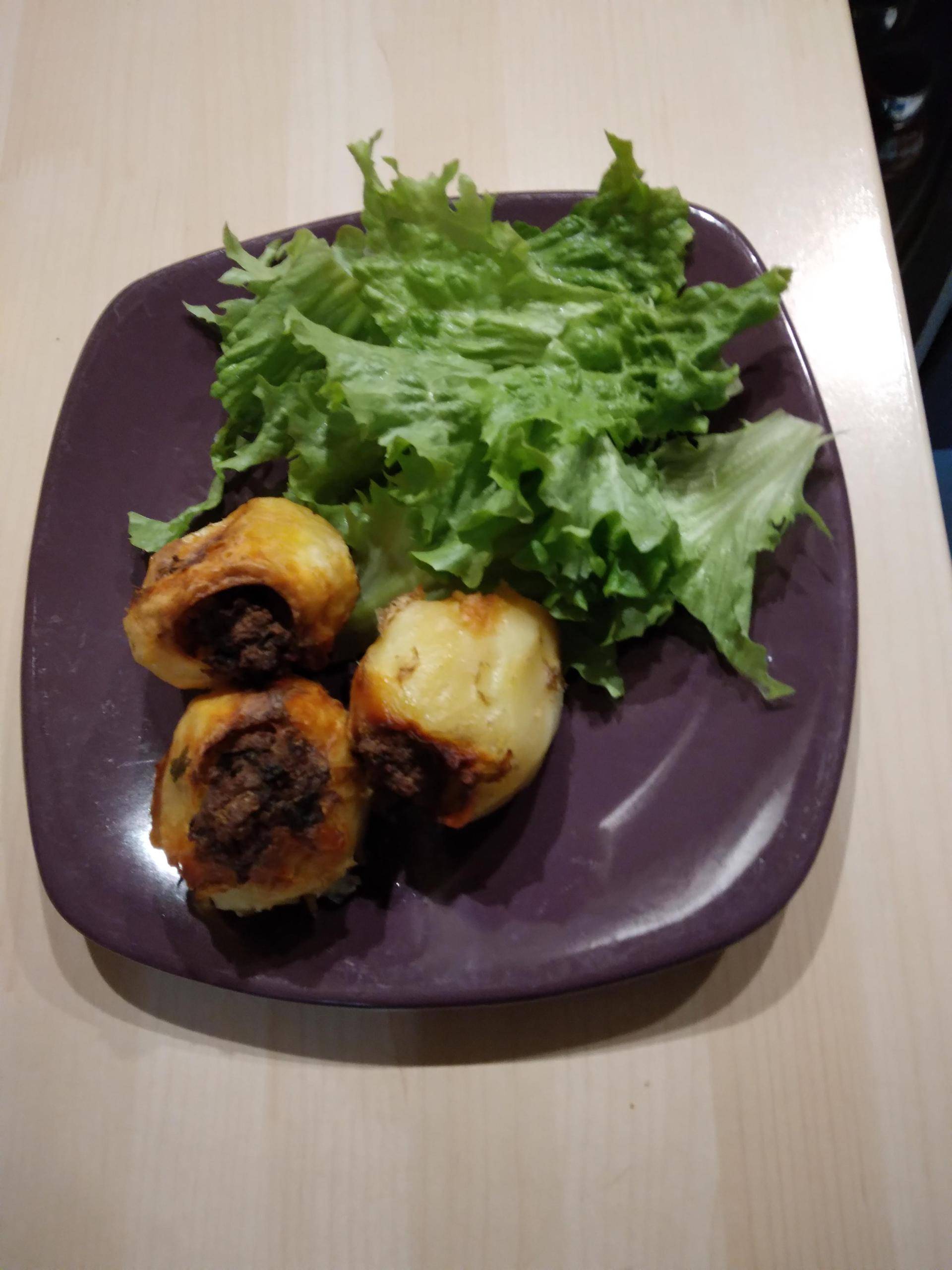 Pommes de terre farcies à la viande - Recette Cookeo | Moulinex