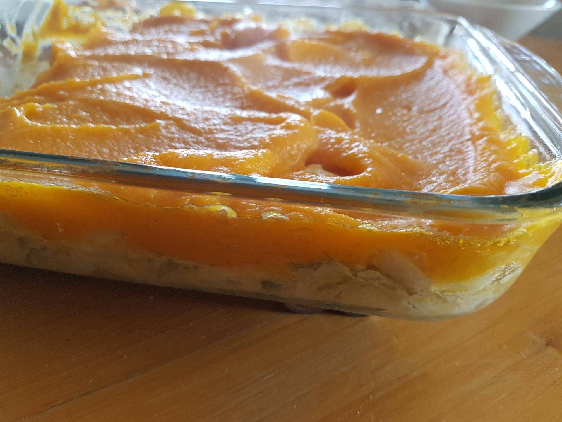 Gratin de butternut, cabillaud et poireaux - Recepten Companion Connect XL | Moulinex