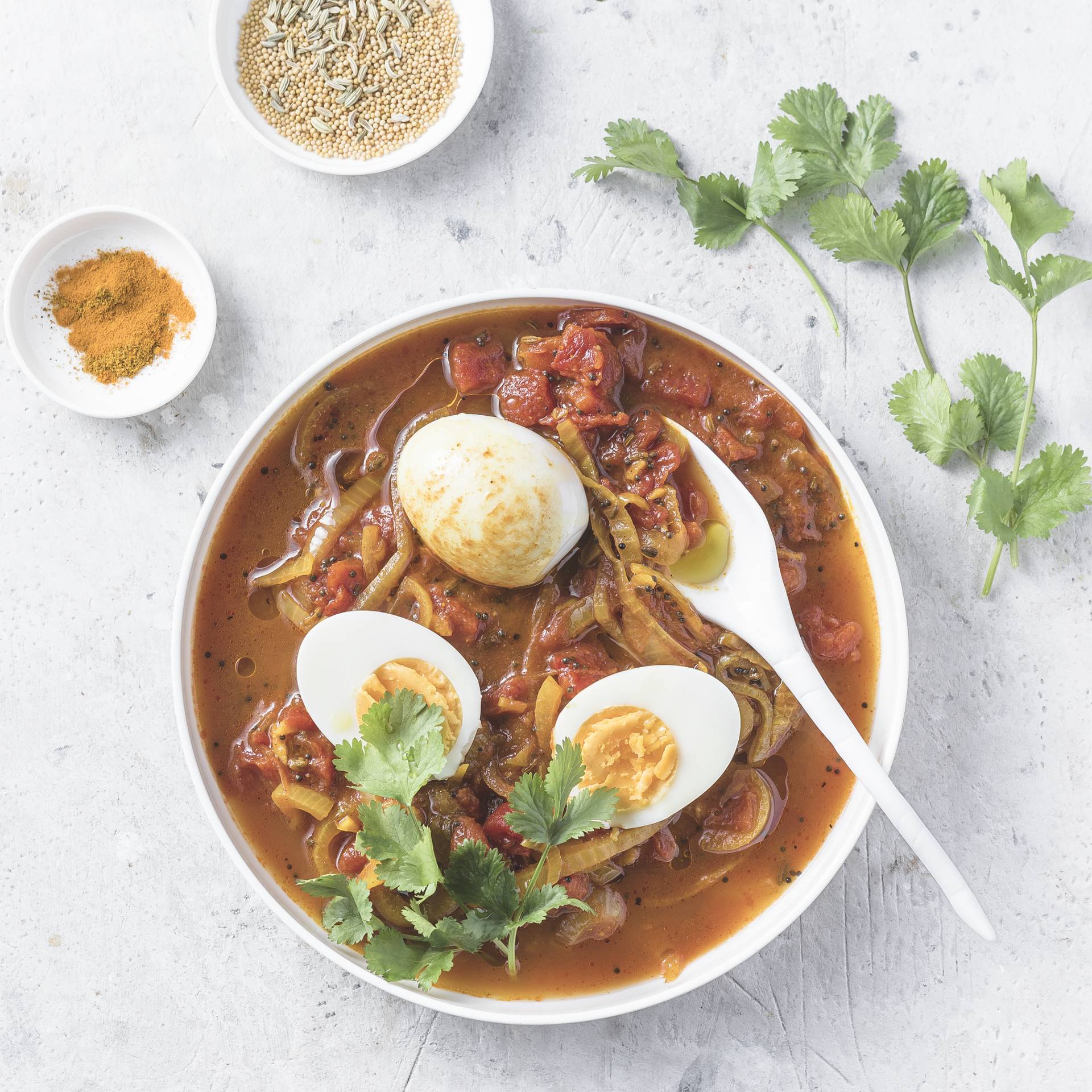 Keralese eiercurry - Recepten Cookeo | Moulinex