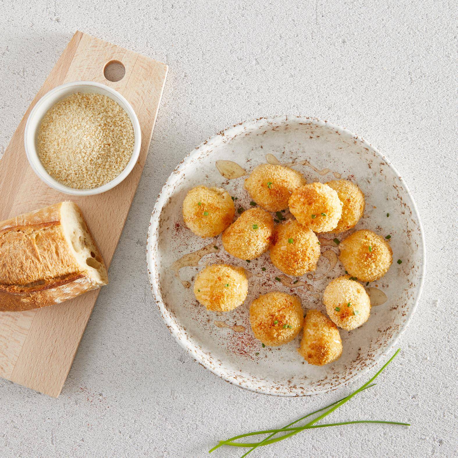 Poppers au fromage de chèvre et miel - Recette EASY FRY GRILL & STEAM 3 in 1 | Moulinex