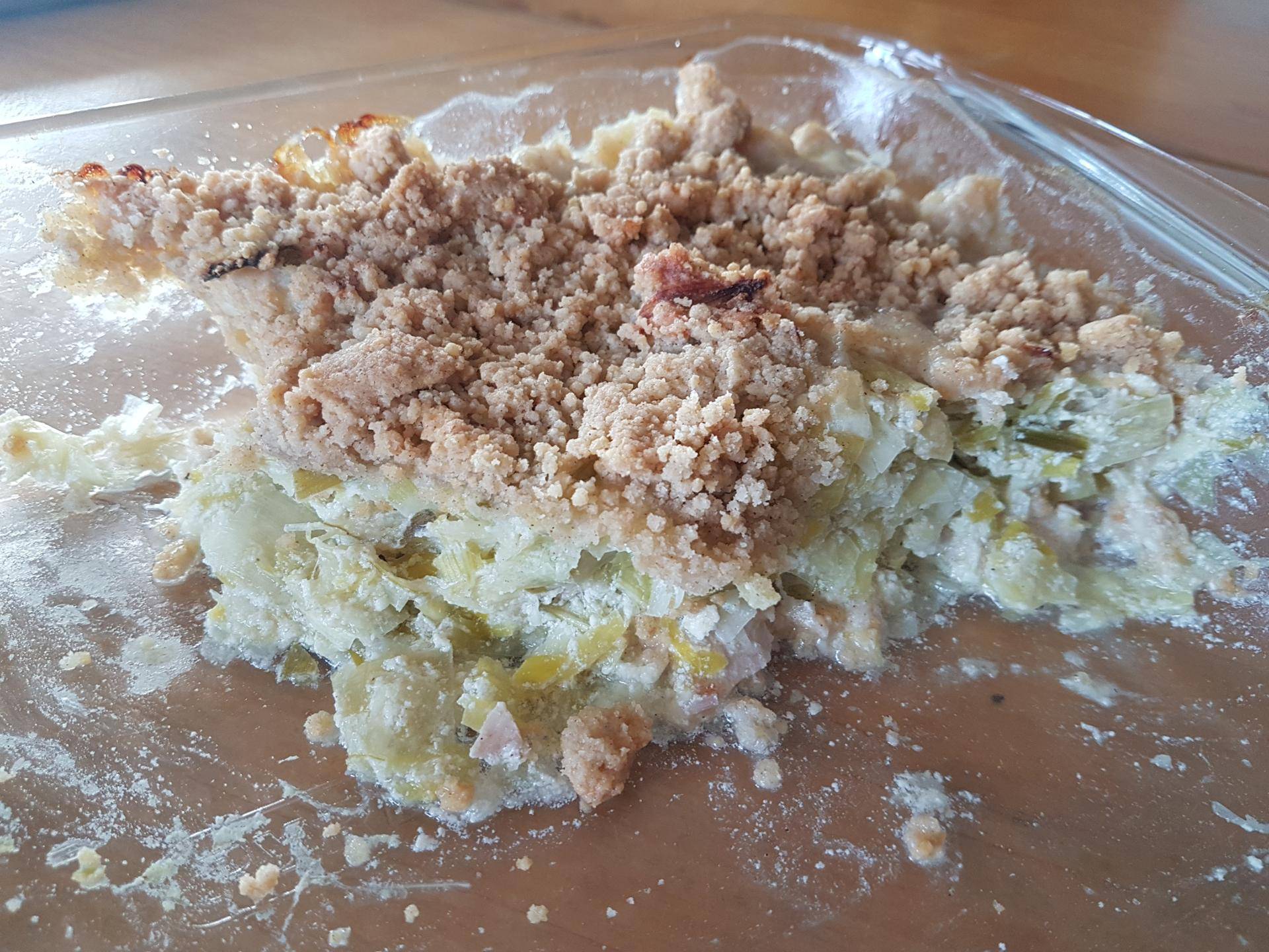 Crumble de poireaux dinde - Recette Companion Connect XL | Moulinex