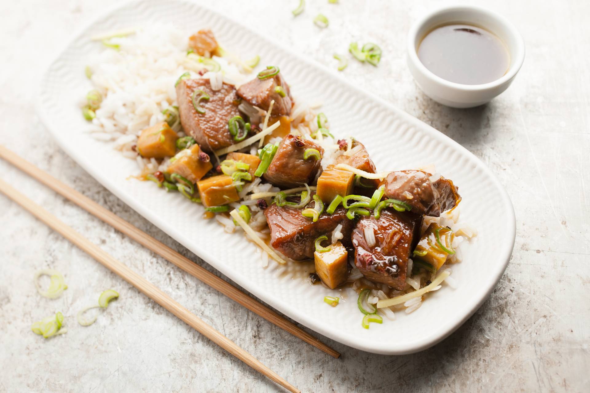 Porc braisé au tofu - Recette Cookeo | Moulinex