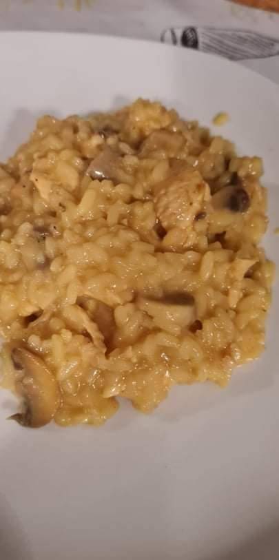 Risotto champignons poulet - Recette Cookeo | Moulinex