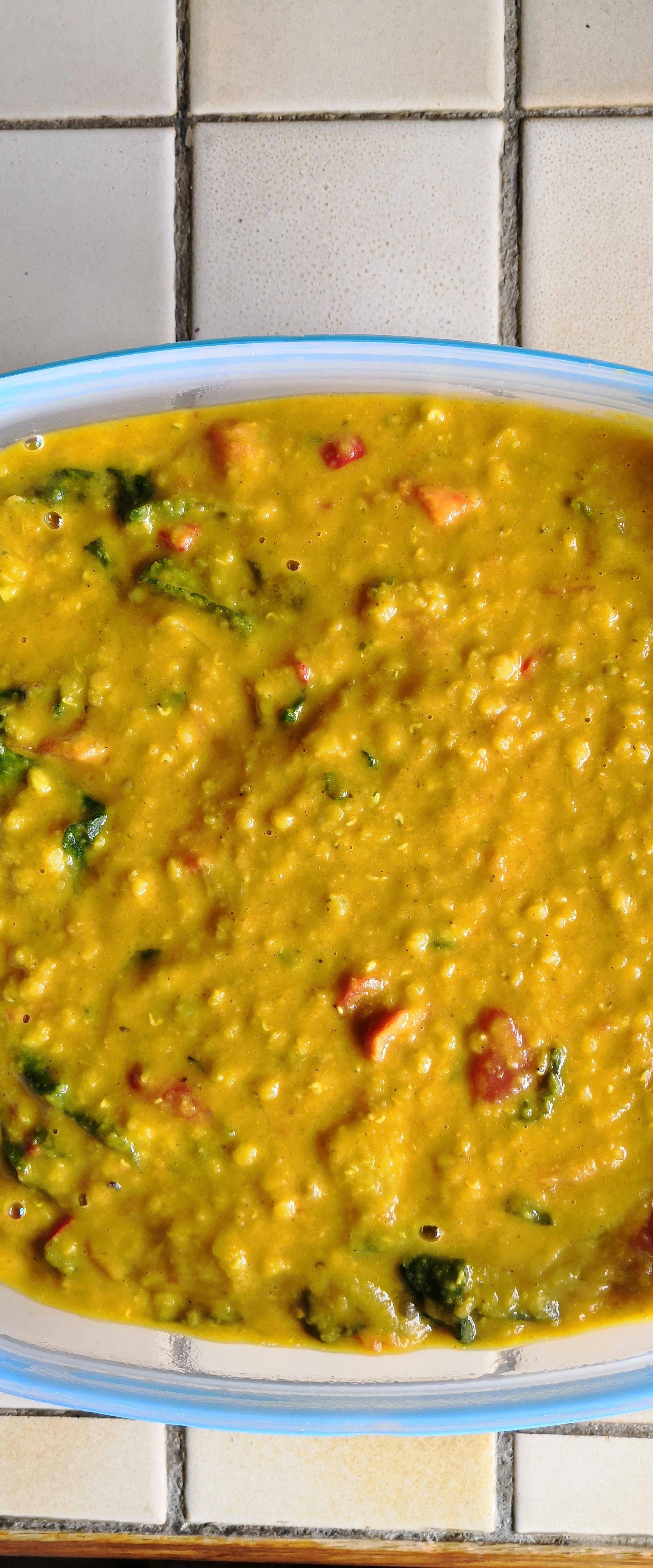 Dahl de lentilles de corail, épinard et lait de coco - Recette Cookeo | Moulinex