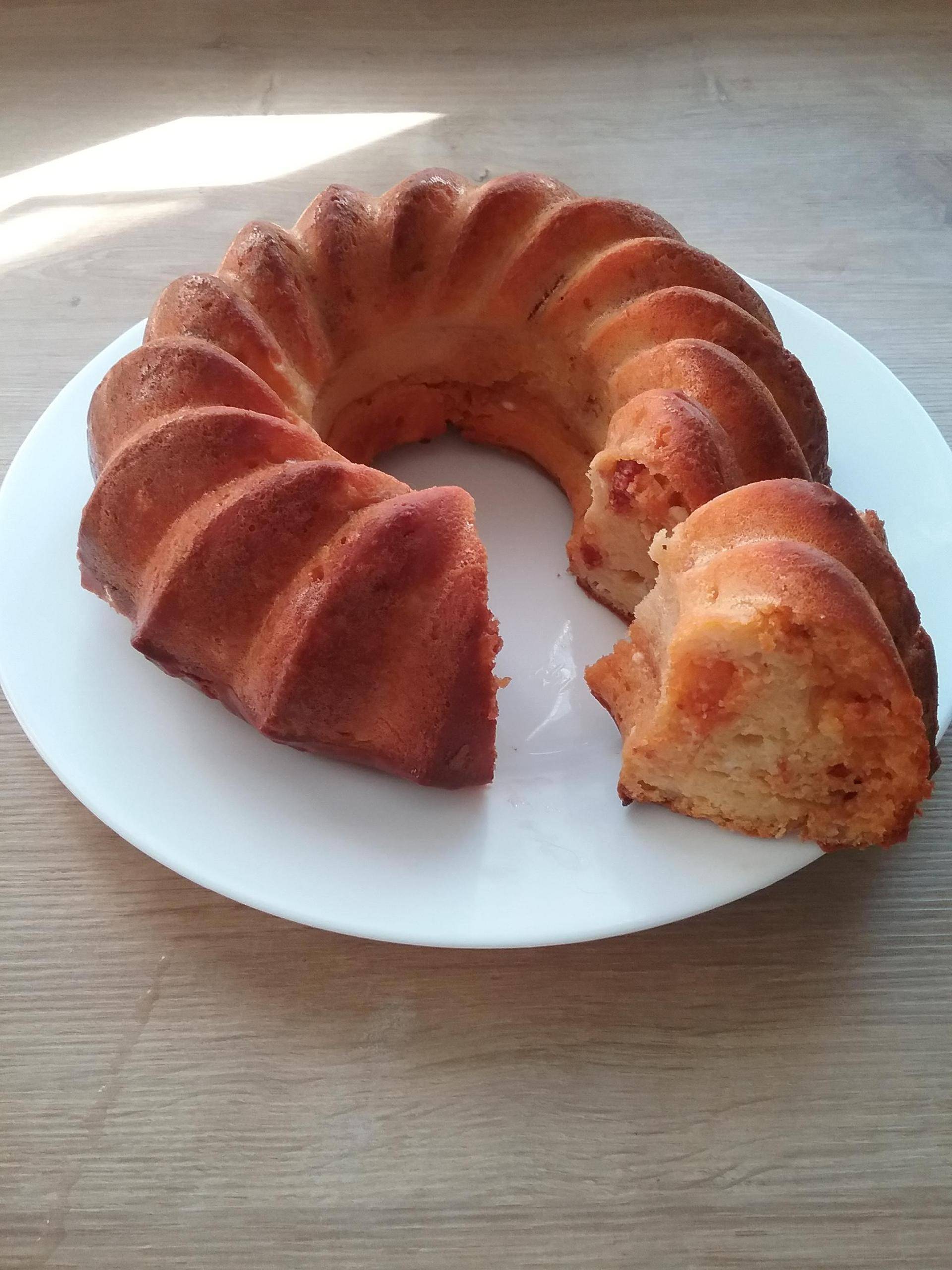 Cake salé chorizo, feta - Recepten Companion Connect XL | Moulinex