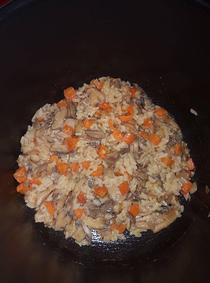 Risotto carottes et champignons - Recepten Cookeo | Moulinex