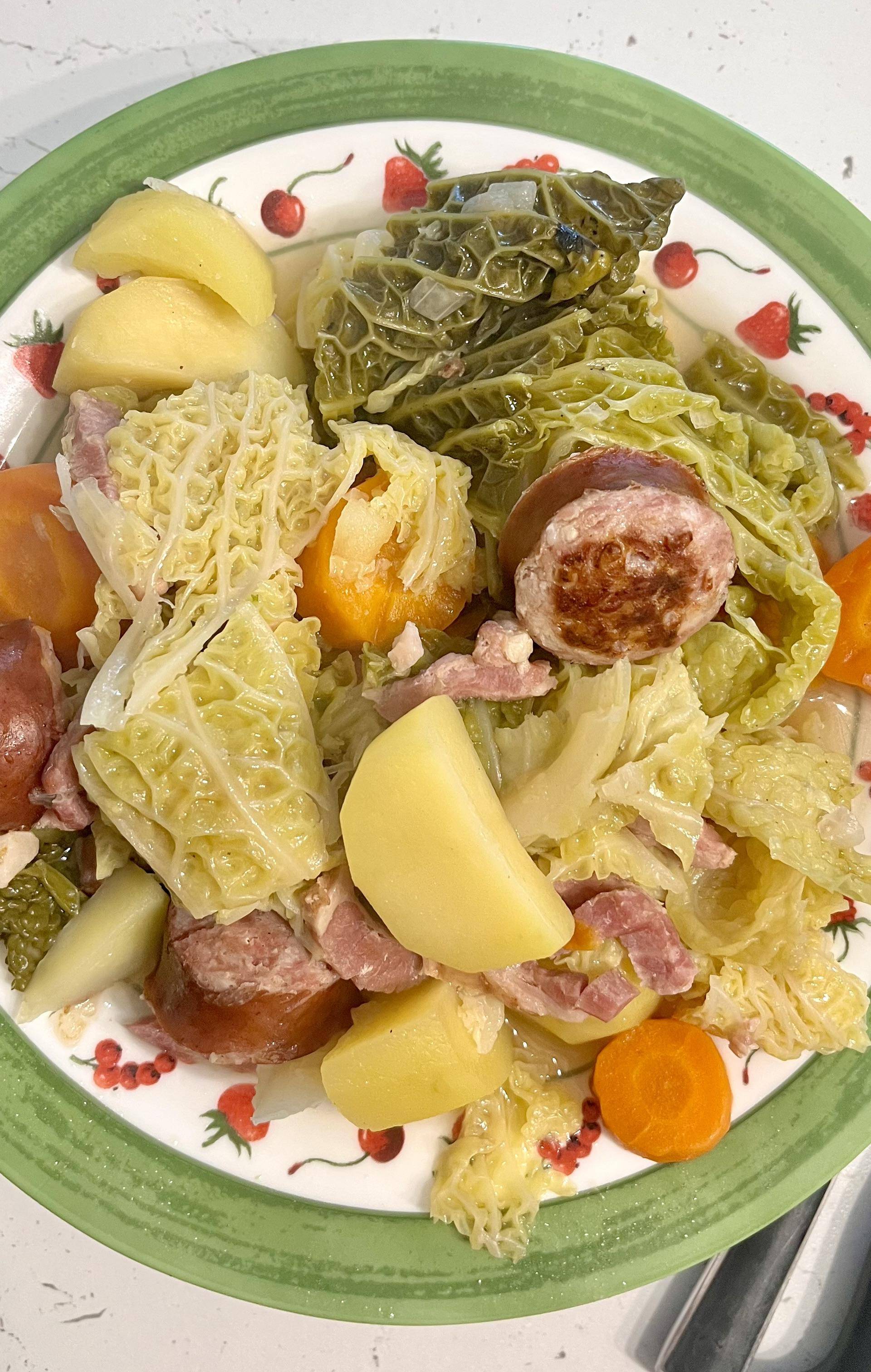 Chou braisé à la saucisse - Recette Cookeo | Moulinex