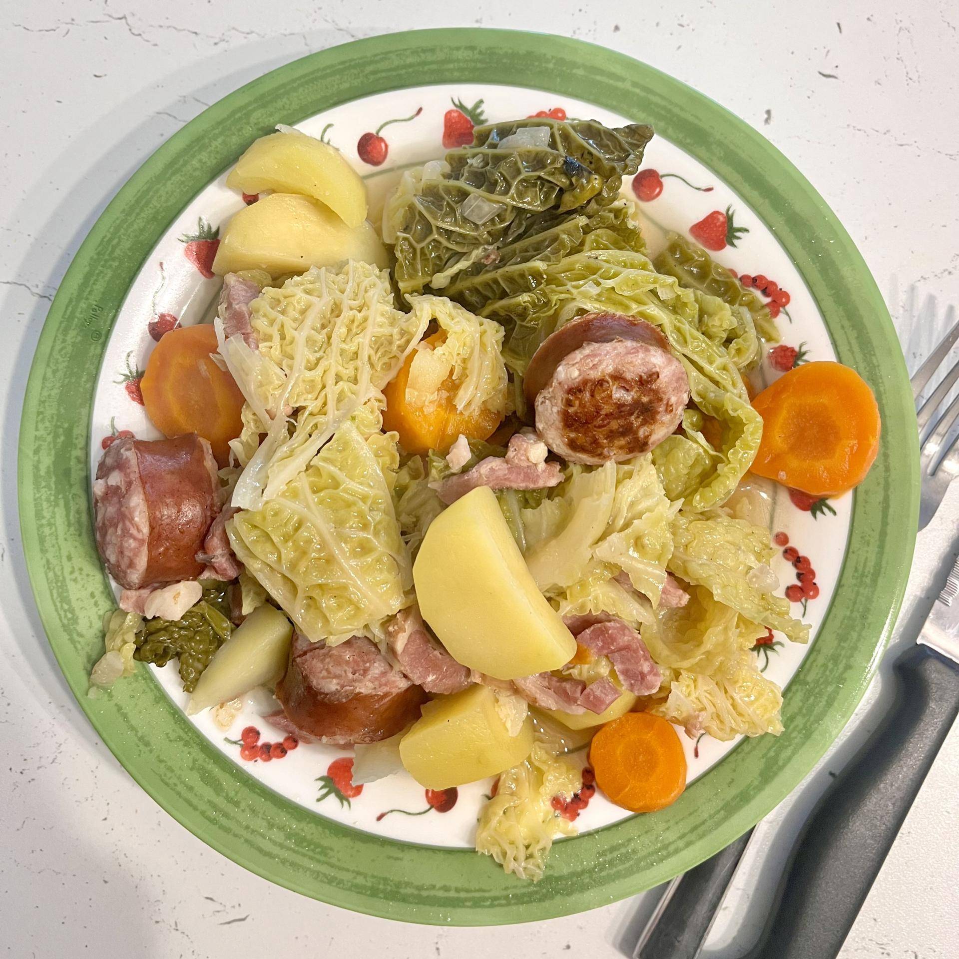 Chou braisé à la saucisse - Recette Cookeo | Moulinex