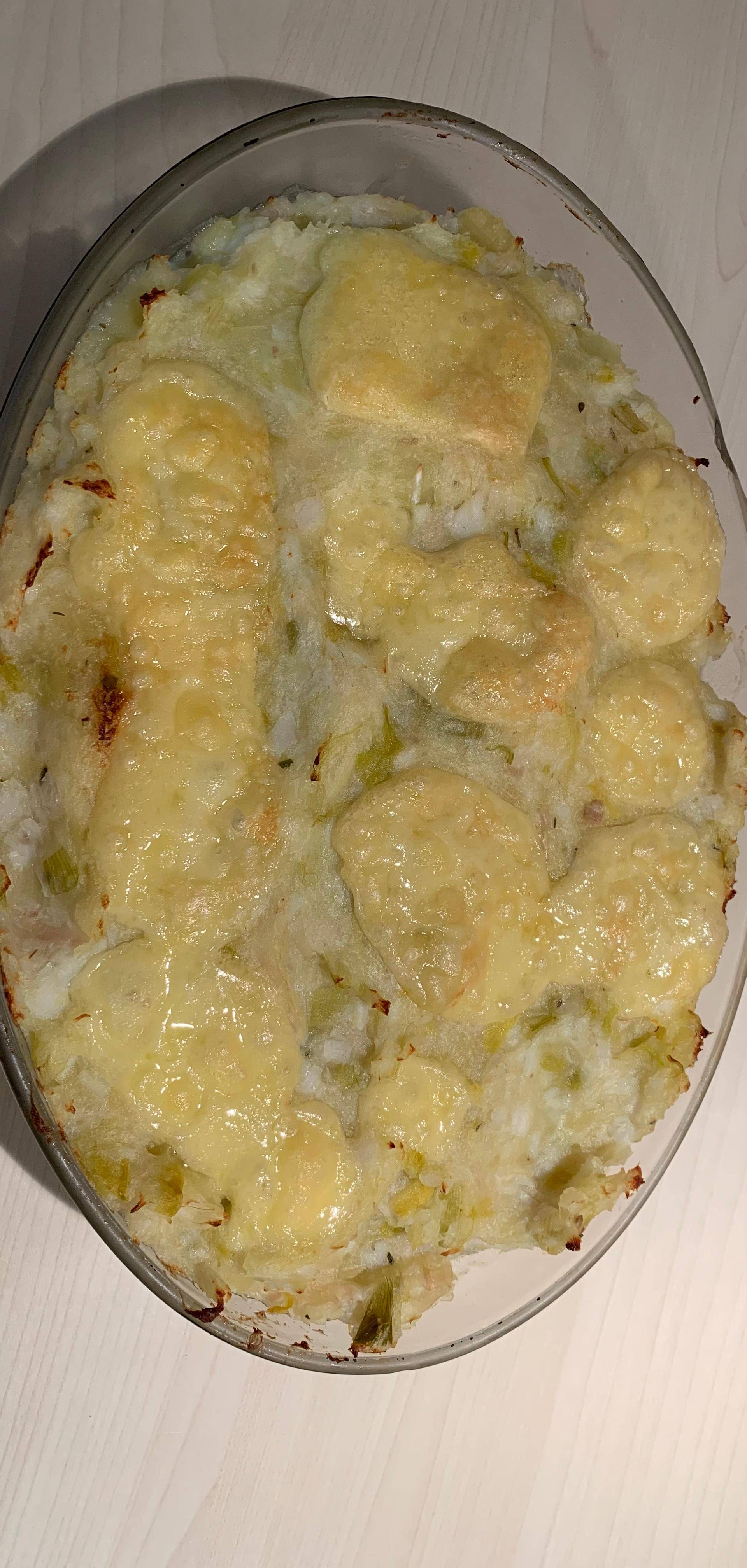 Brandade cabillaud et poireau au comté - Recette Cookeo | Moulinex