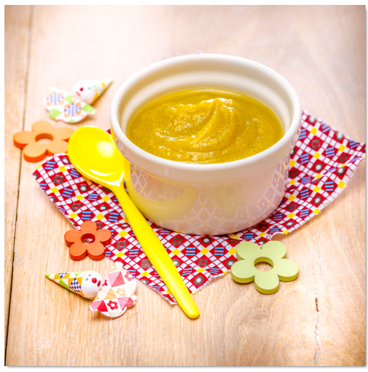 Purée potimarron-courgette pour bébé - Recepten Companion | Moulinex
