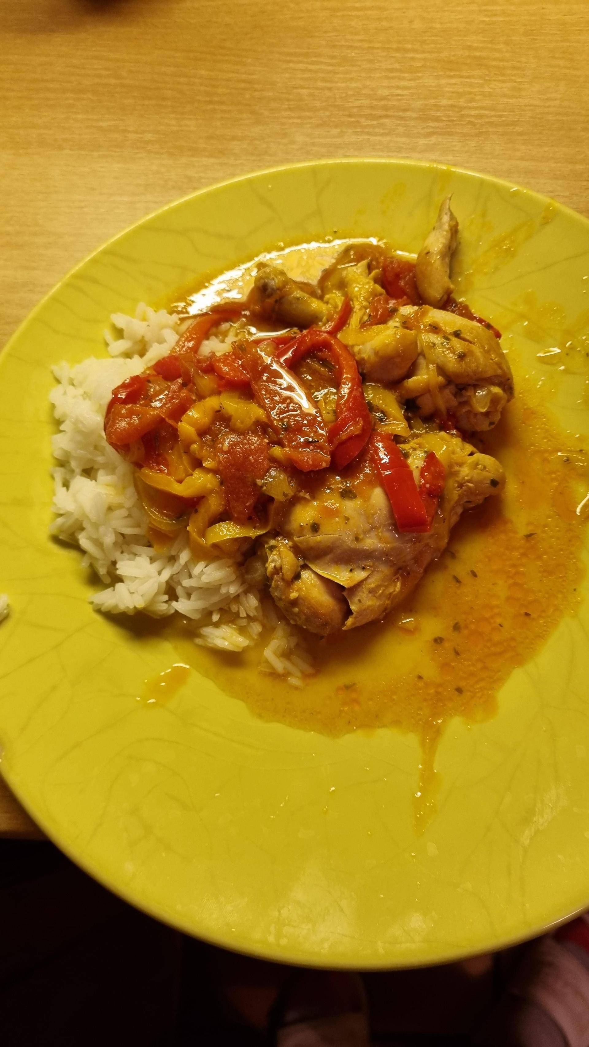 Poulet au couleur du soleil - Recepten Cookeo | Moulinex