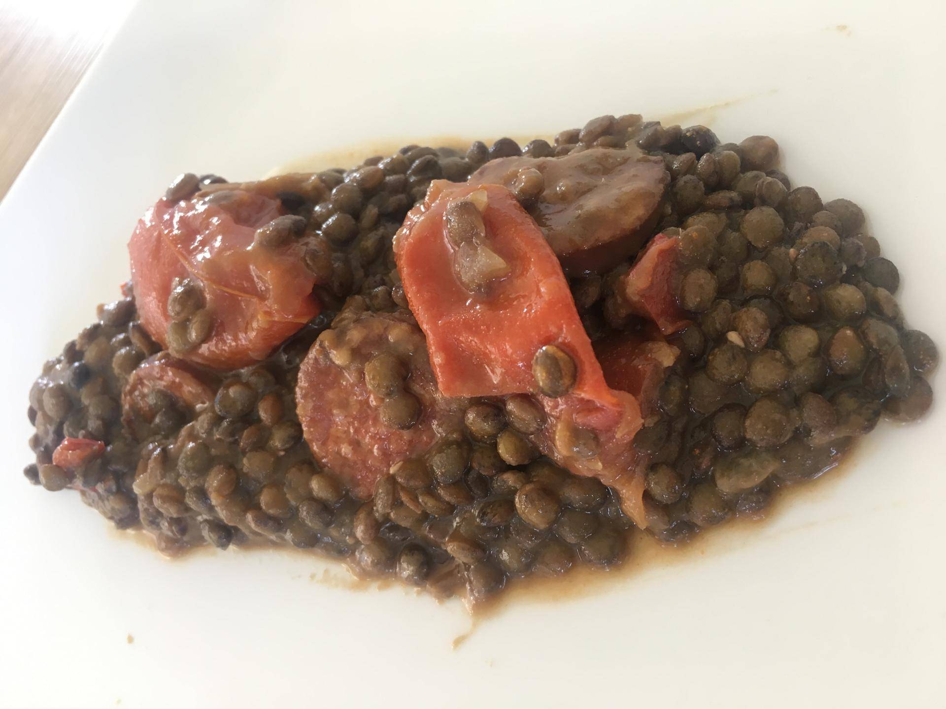 Lentilles chorizo - Recepten Companion Connect XL | Moulinex