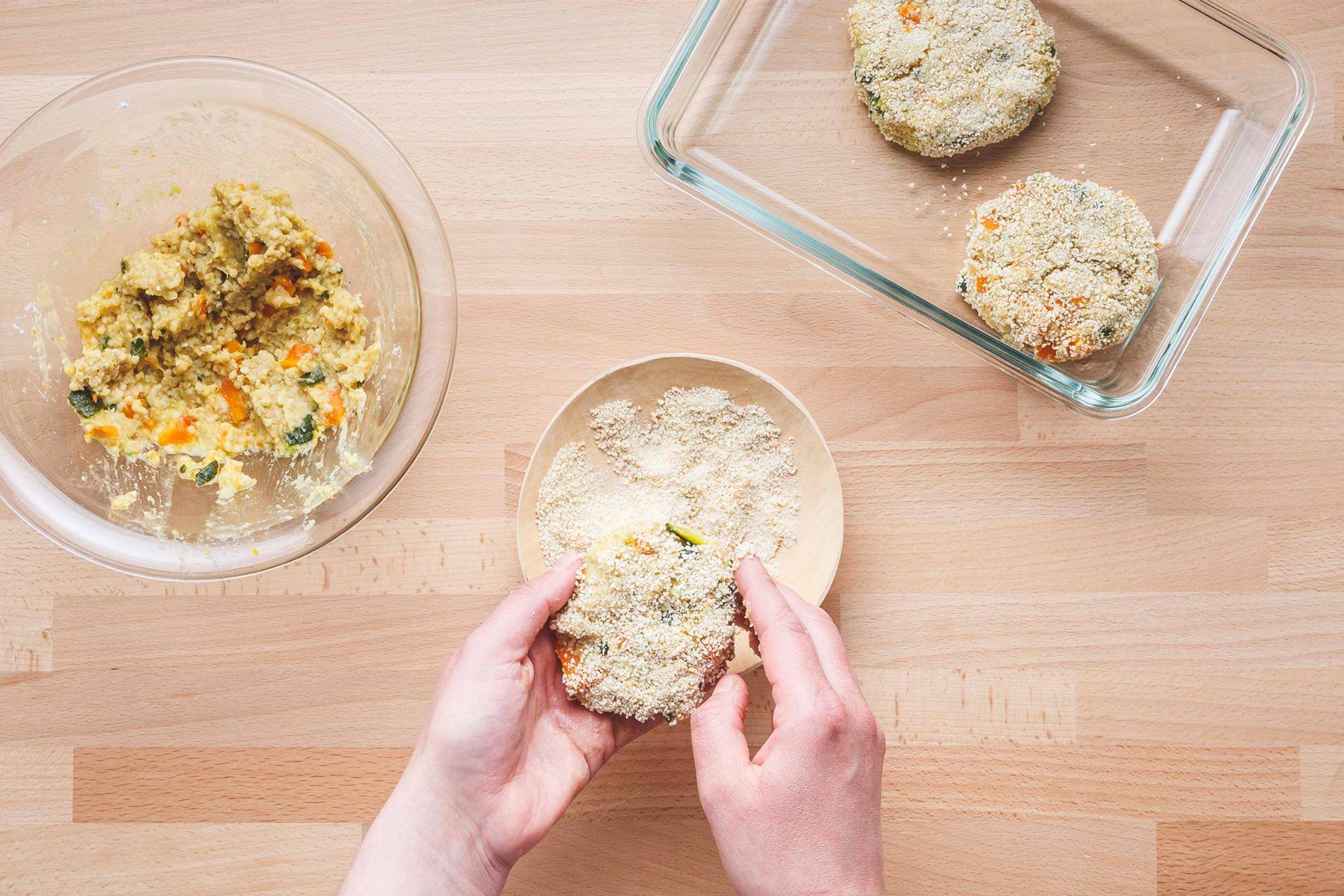 Veggie galettes pour burger - Recette Cookeo | Moulinex