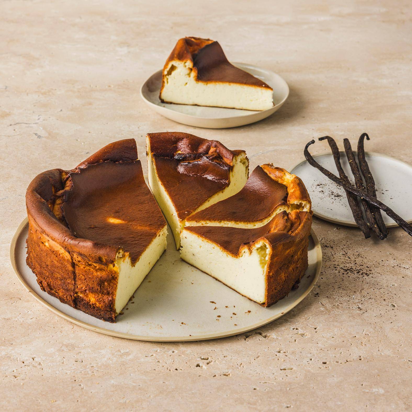 San Sebastian cheesecake - Recette Kitchen Machines Touch/Touch + | Moulinex
