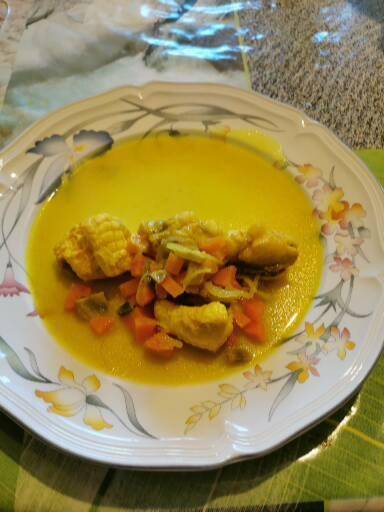 Blanquette de lotte au cidre et curcuma - Recepten Companion Connect | Moulinex