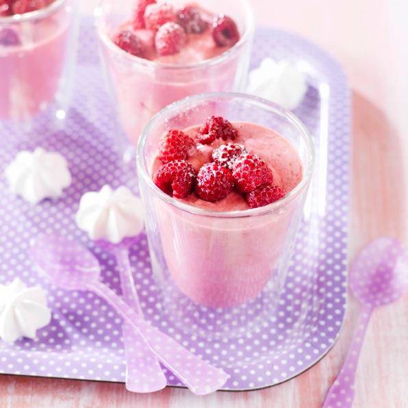 Frozen yogurt aux framboises - Recepten Companion | Moulinex