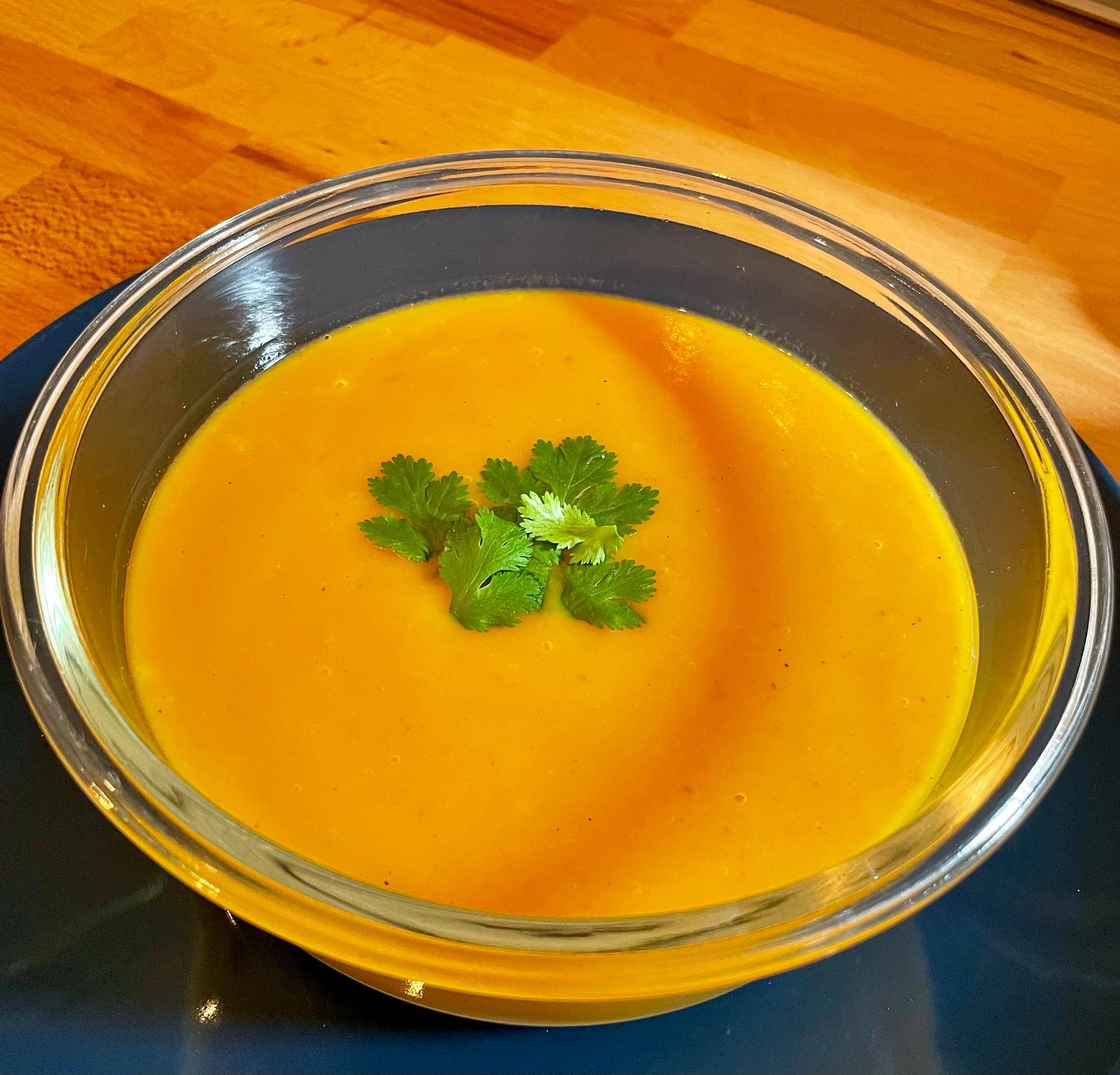 Velouté de patate douce au curry - Recepten Companion | Moulinex