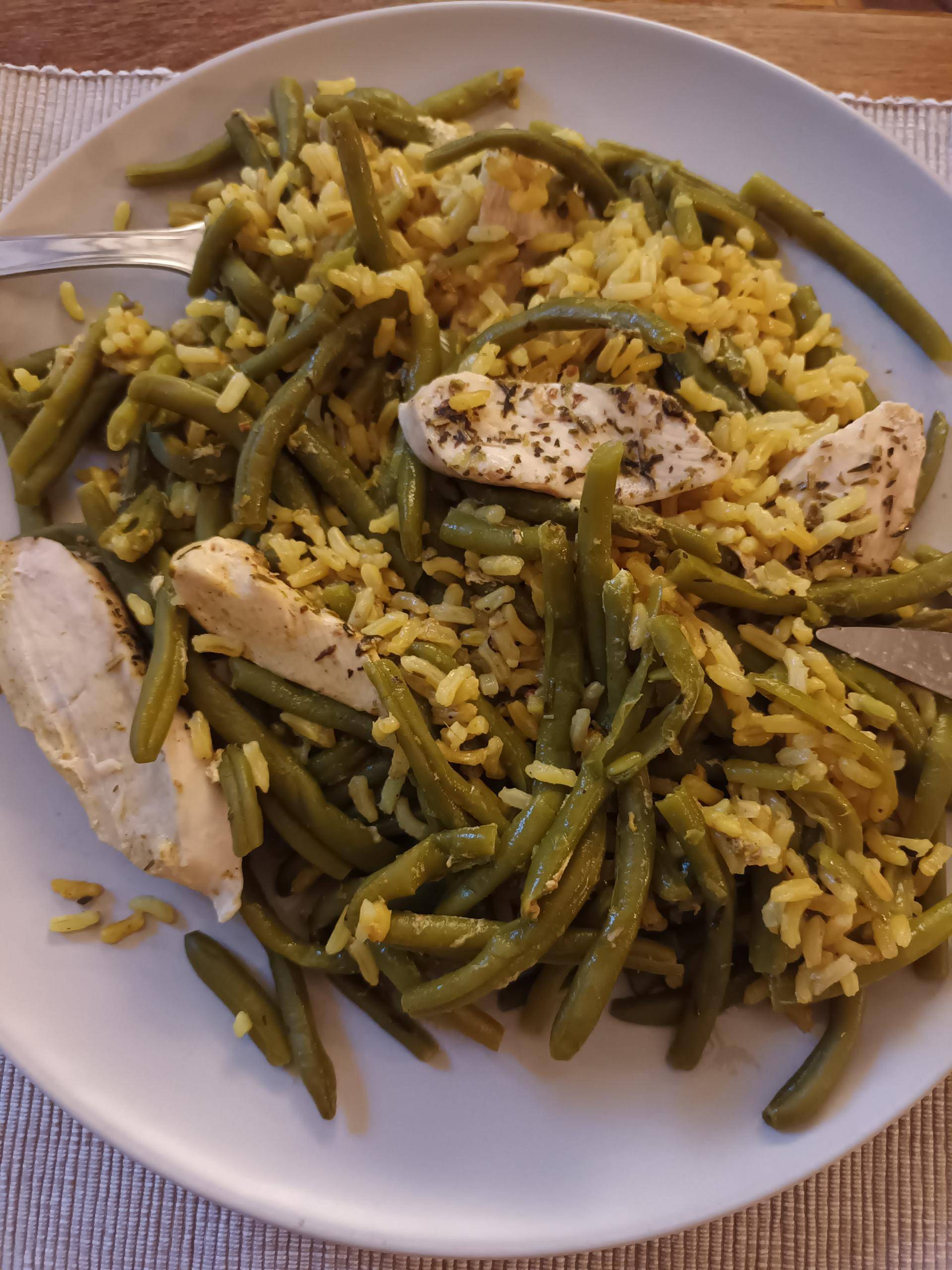 Poulet, riz complet et haricots verts - Recette Cookeo Infinity Autostir | Moulinex