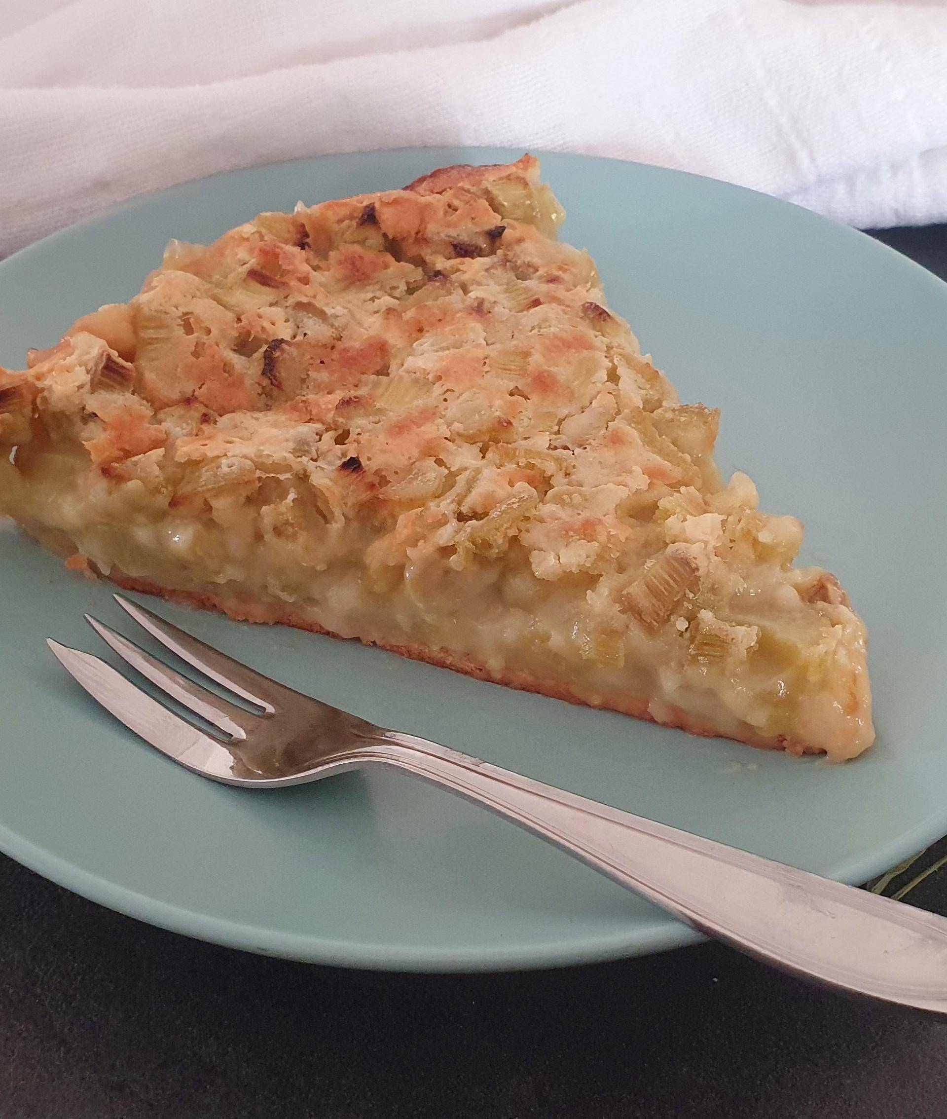 Tarte à la rhubarbe facile et gourmande - Recette Companion Connect XL | Moulinex