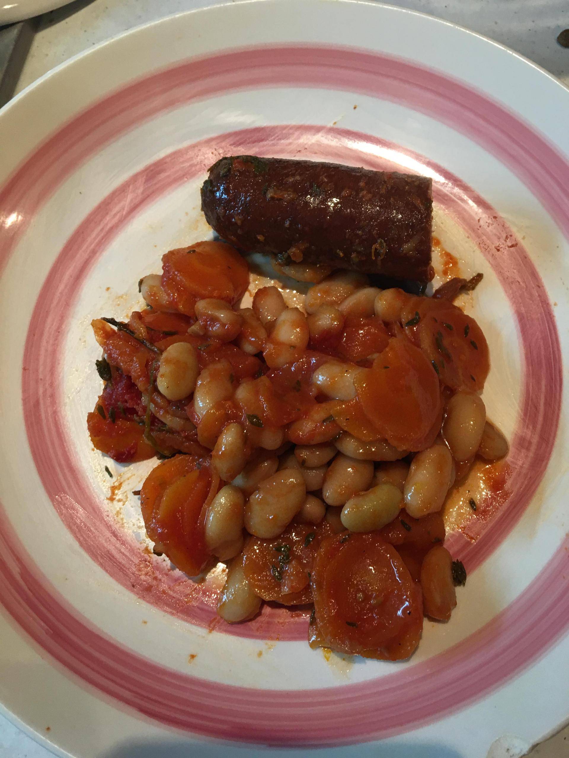Haricots blancs et saucisses de Montbeliard - Recepten Cookeo | Moulinex