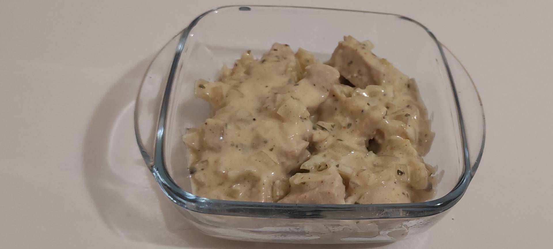 Poulet sauce au Boursin ail & fines herbes - Recepten Cookeo V3 Mini | Moulinex