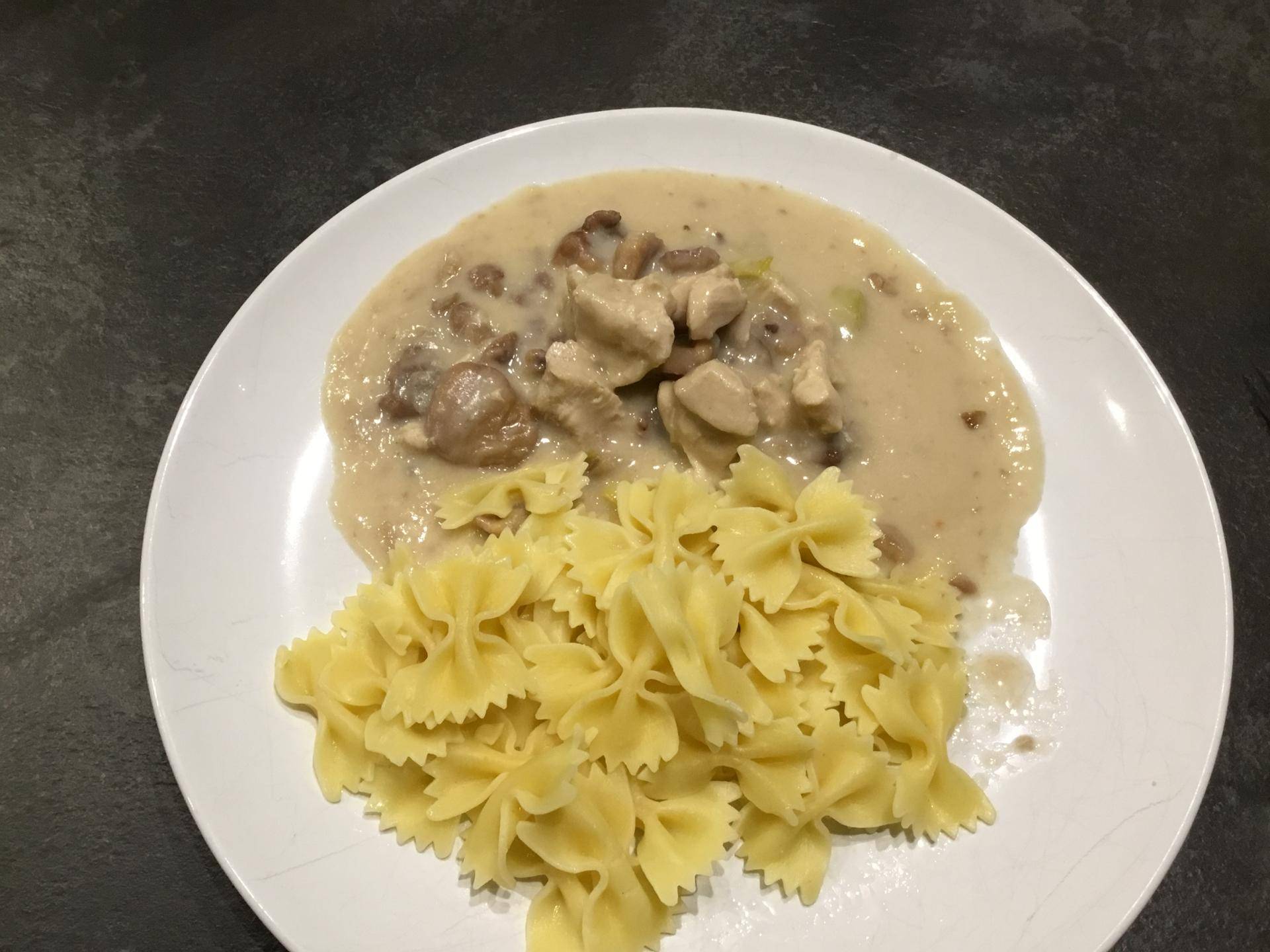 Blanquette de poulet aux marrons - Recepten Cookeo | Moulinex