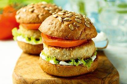 Veggie hamburger - Recepten Cook'in One | Moulinex