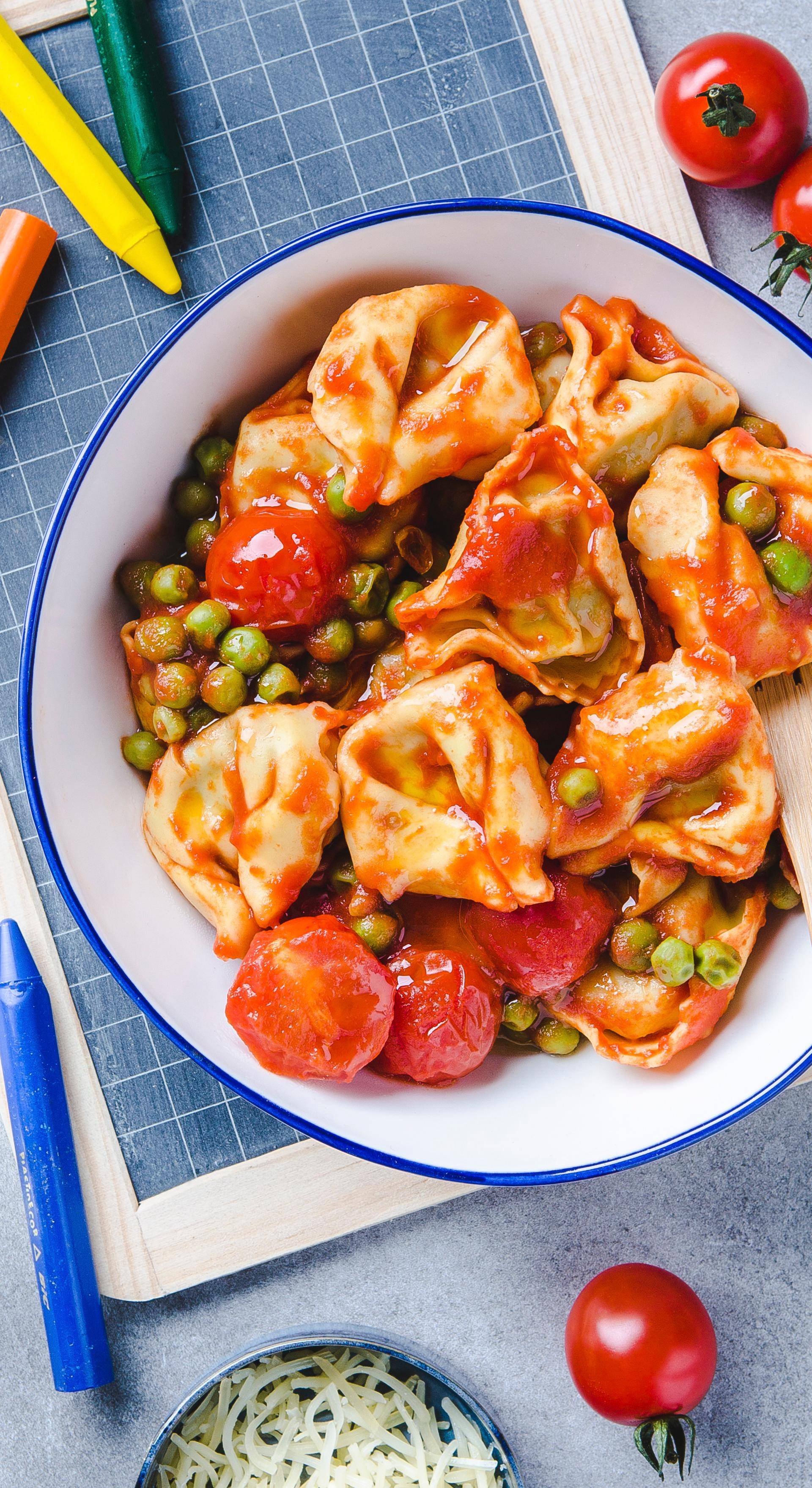 Tortellini aux légumes - Recette Cuiseur vapeur | Moulinex