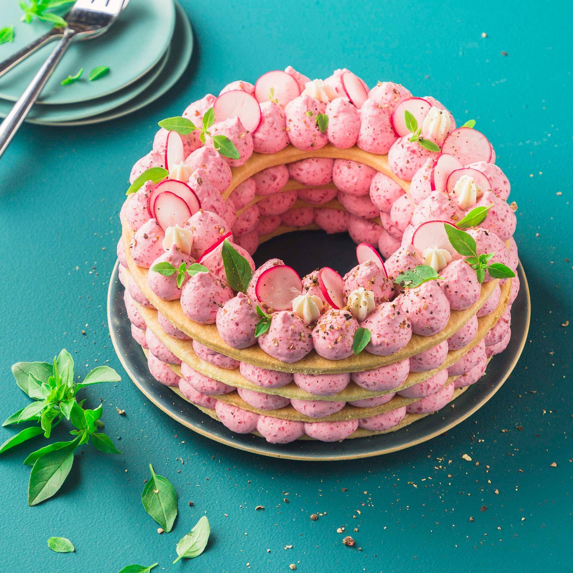 Gâteau façon layer cake à la betterave - Recette Companion | Moulinex