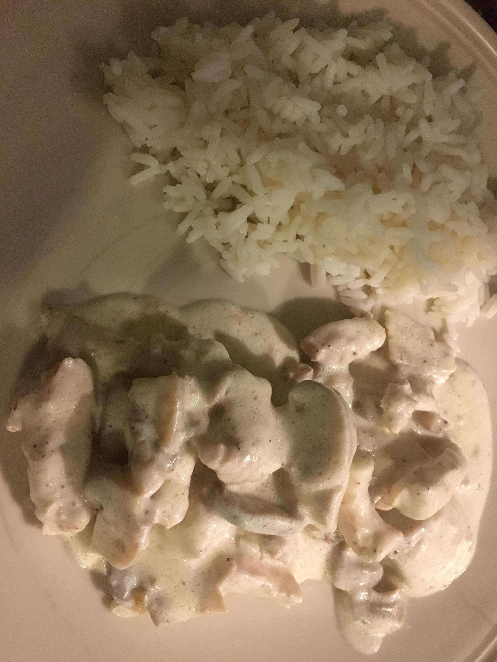 Poulet à la crème aux champignons - Recepten Cookeo | Moulinex